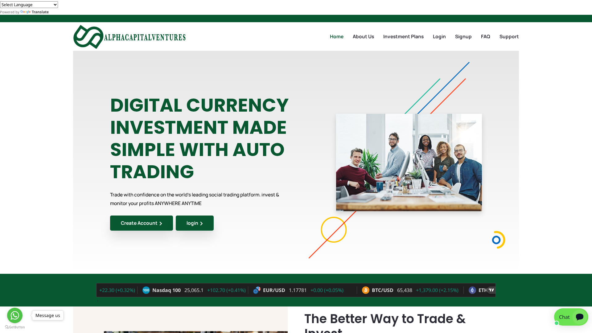 Screenshot of alphasunriseventuresltd.com