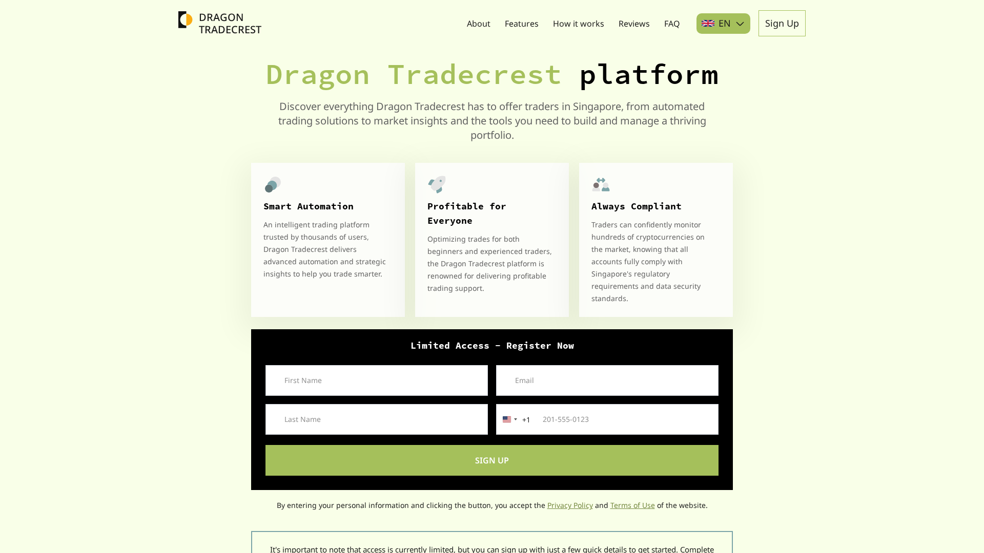 Screenshot of dragontradecrest.com