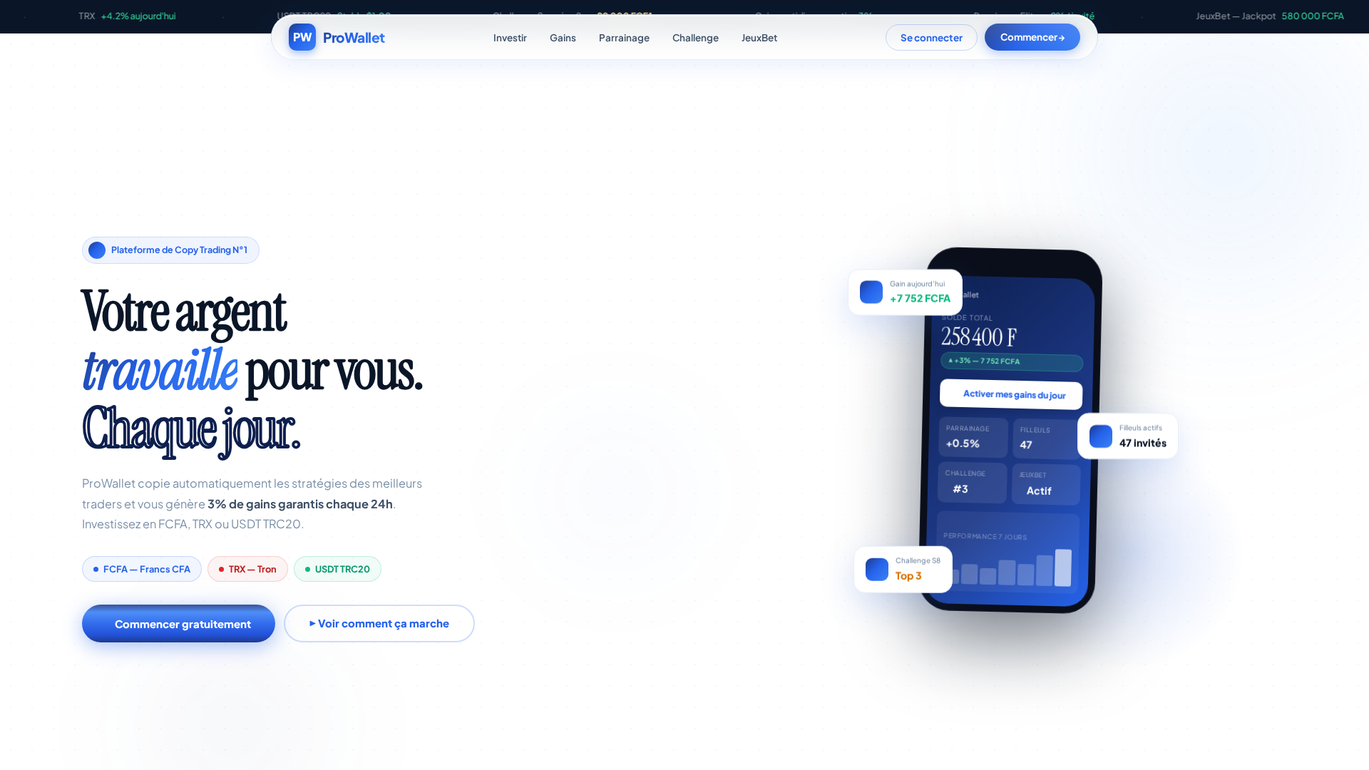 Screenshot of pro-wallet.online