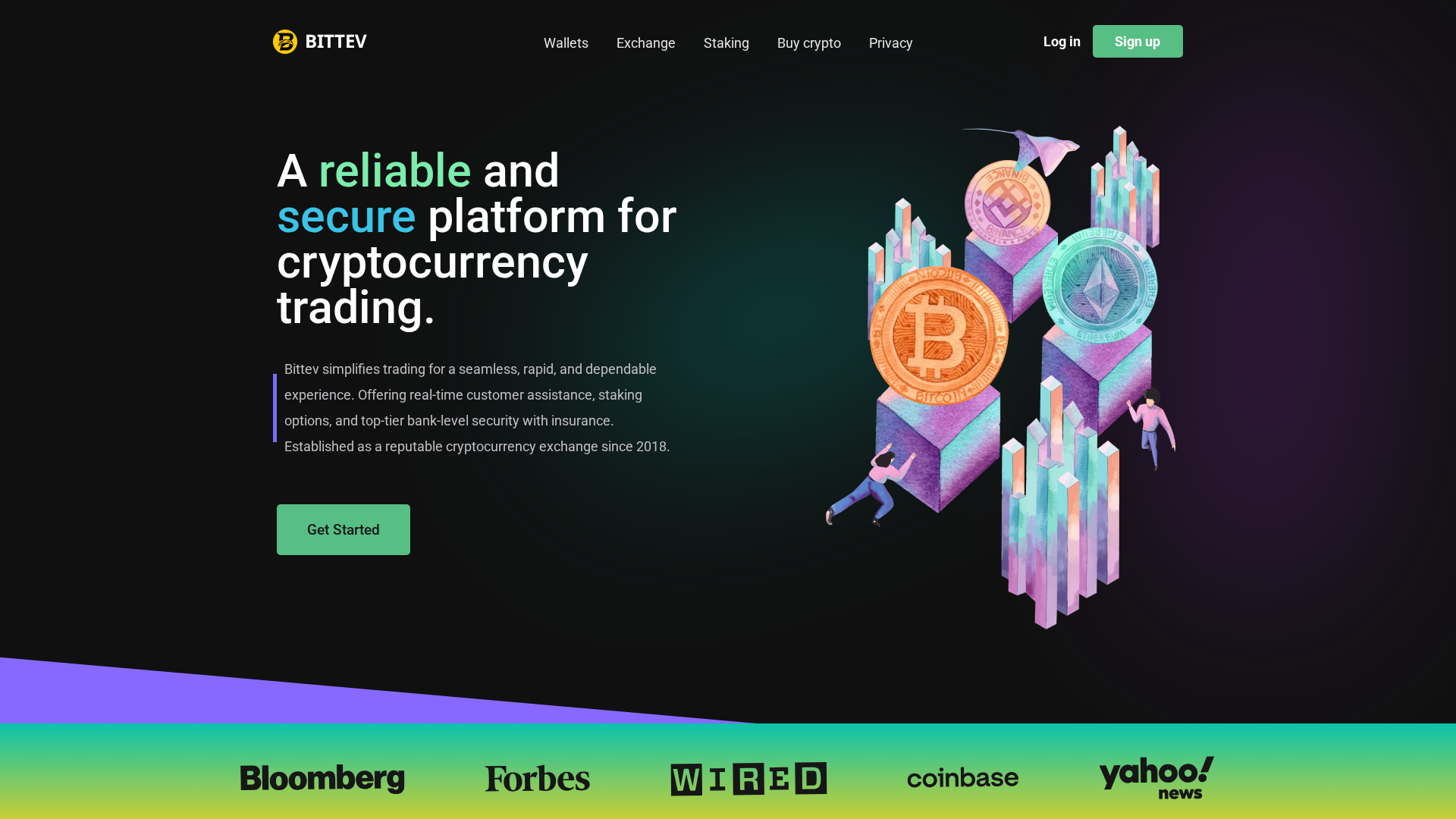 Screenshot of bittev.com