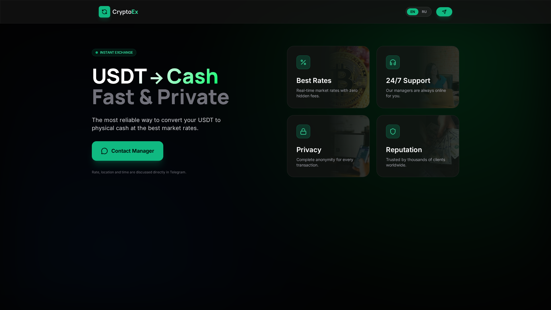 Screenshot of cryptofastexchange.site