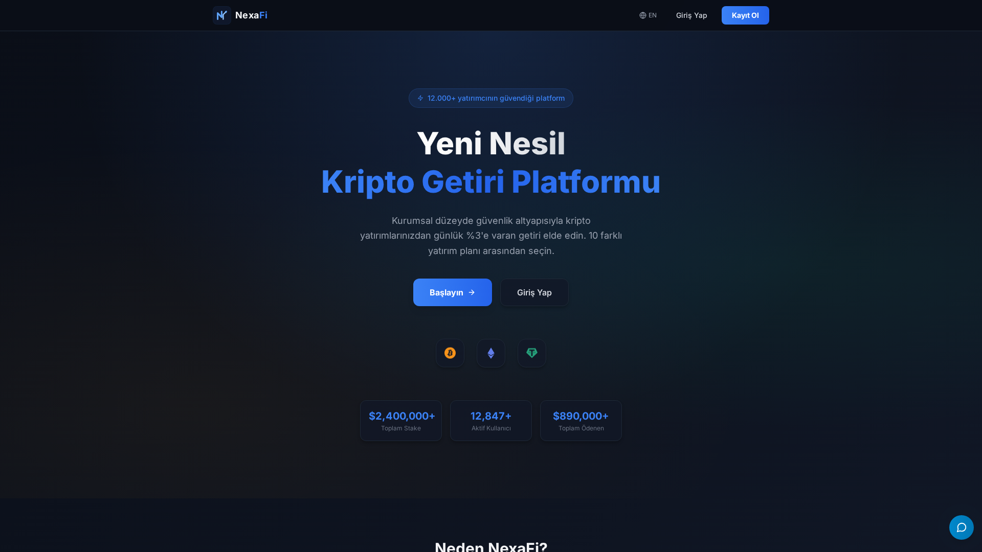 Screenshot of nexafi.eu