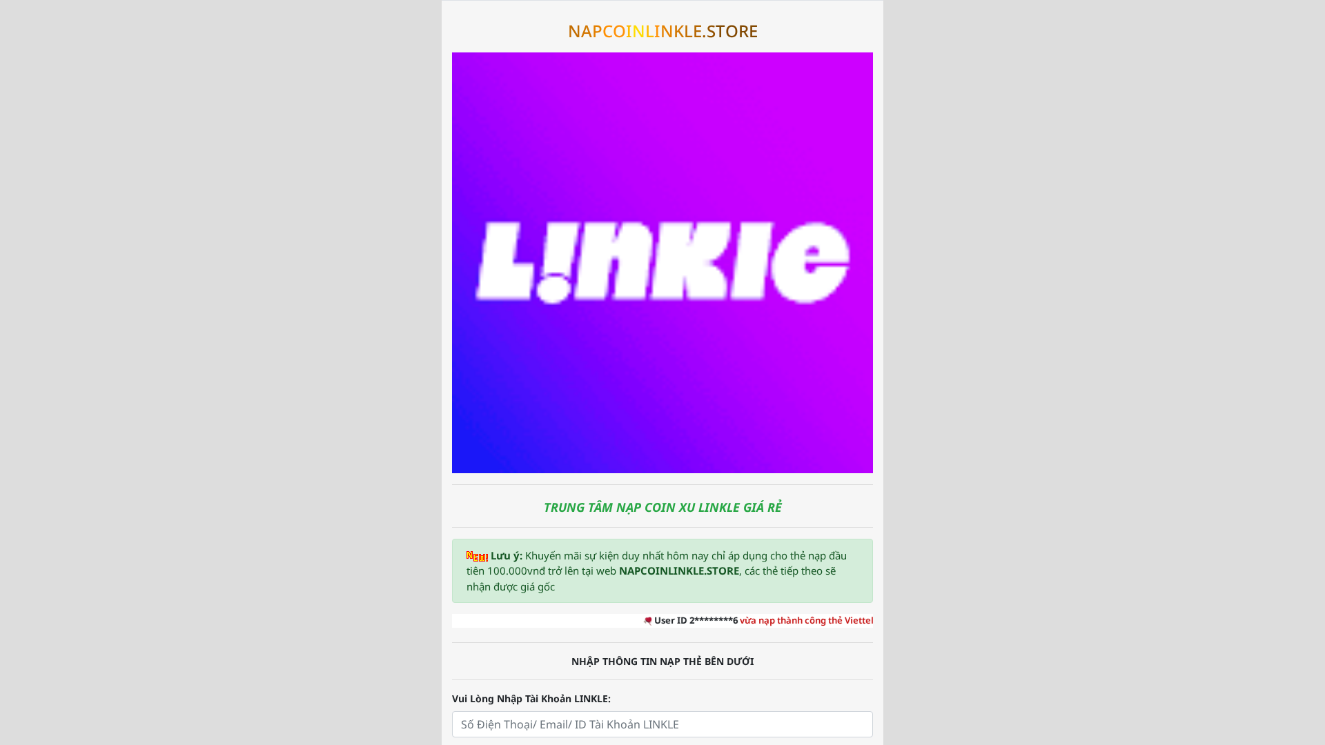 Screenshot of napcoinlinkle.store