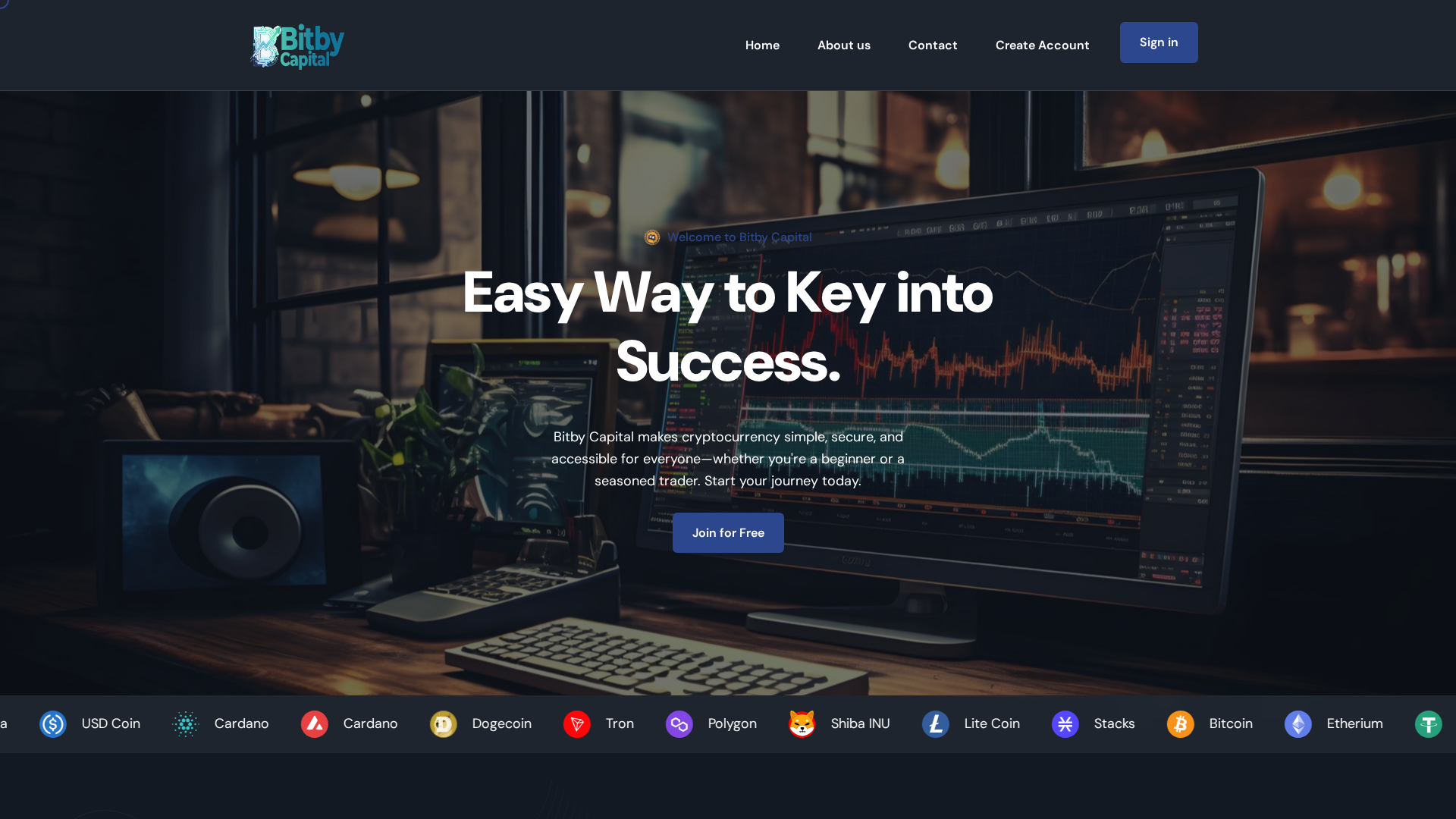 Screenshot of bitbycapital.net