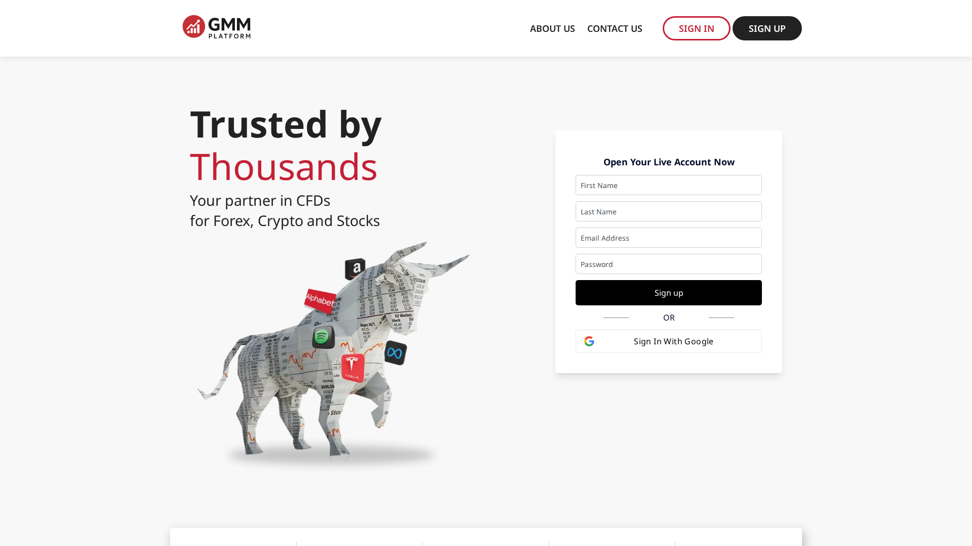Screenshot of gmmplatform.live