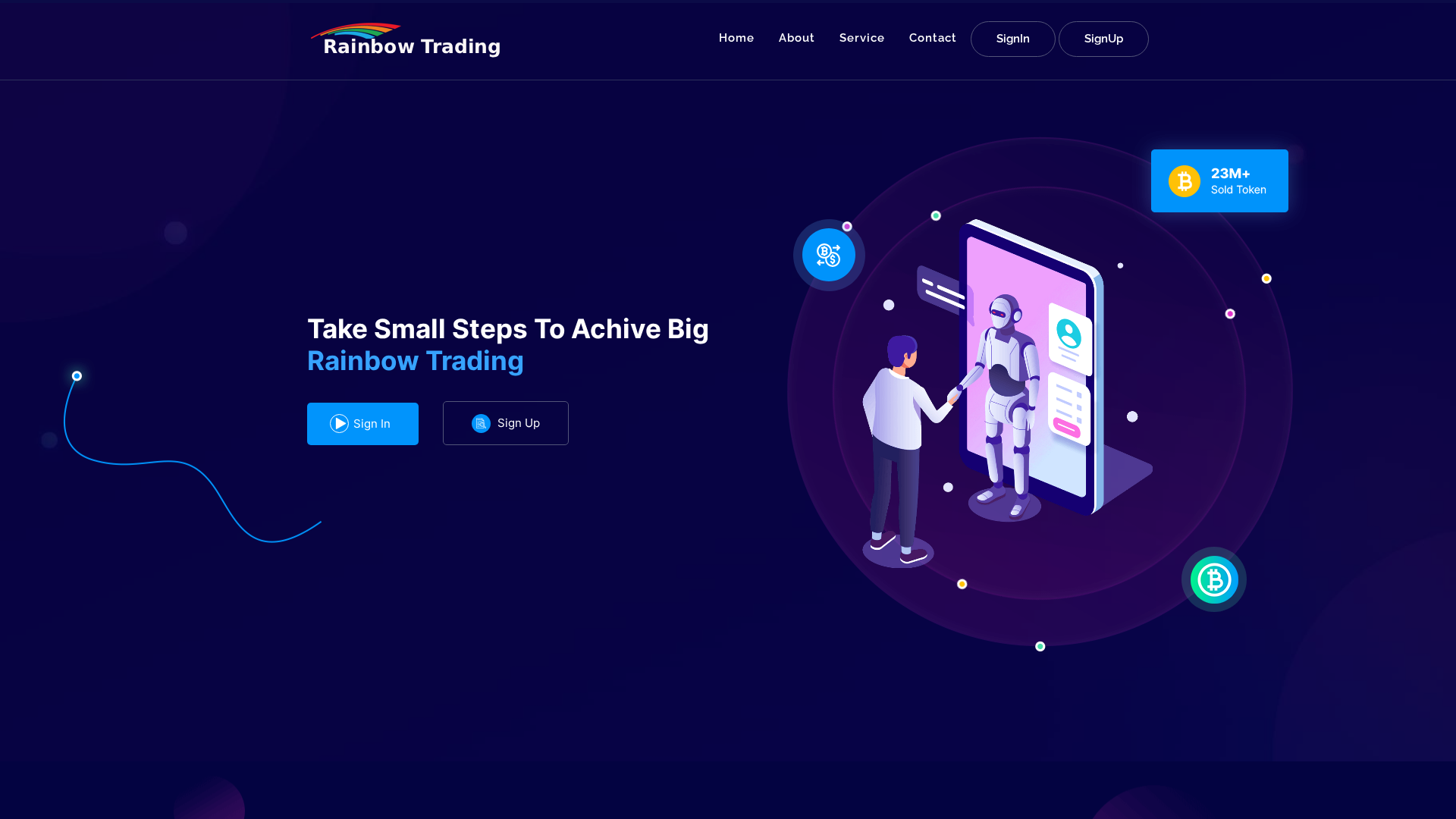 Screenshot of rainbowtrading.biz