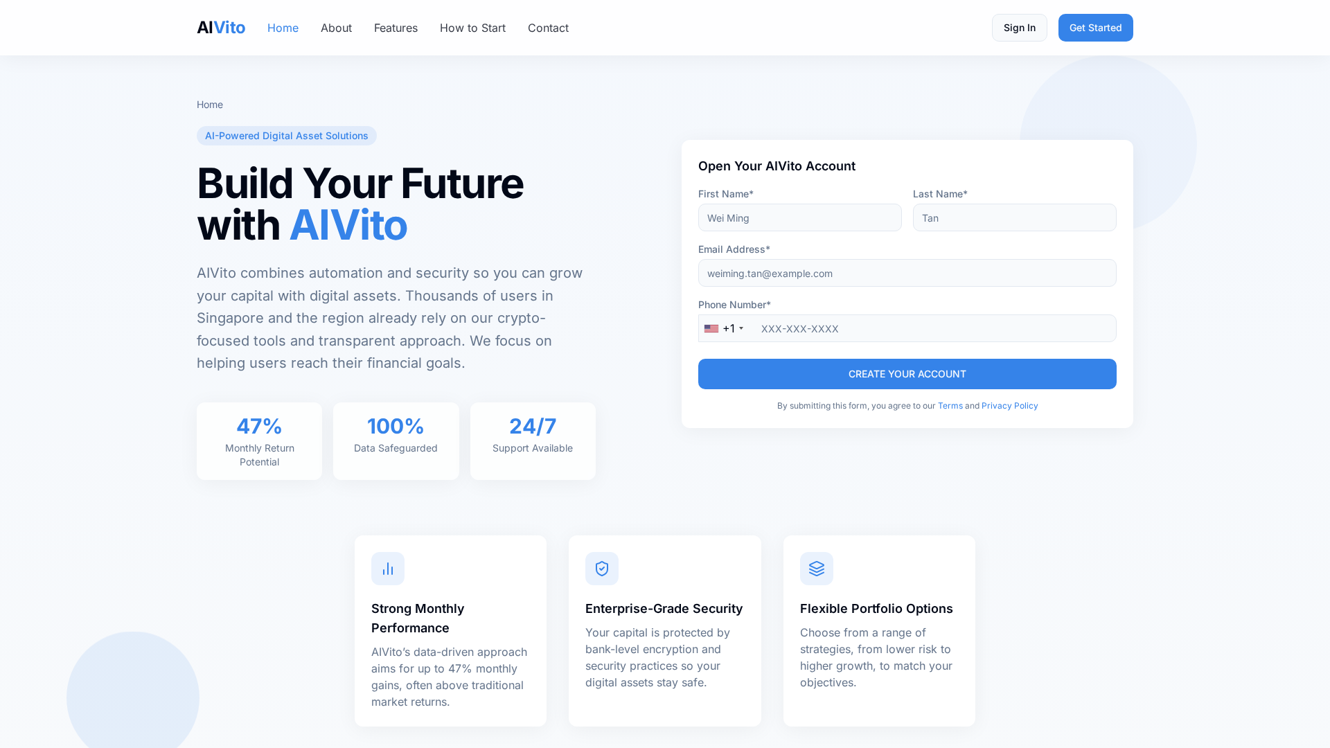 Screenshot of aivito-ai.com