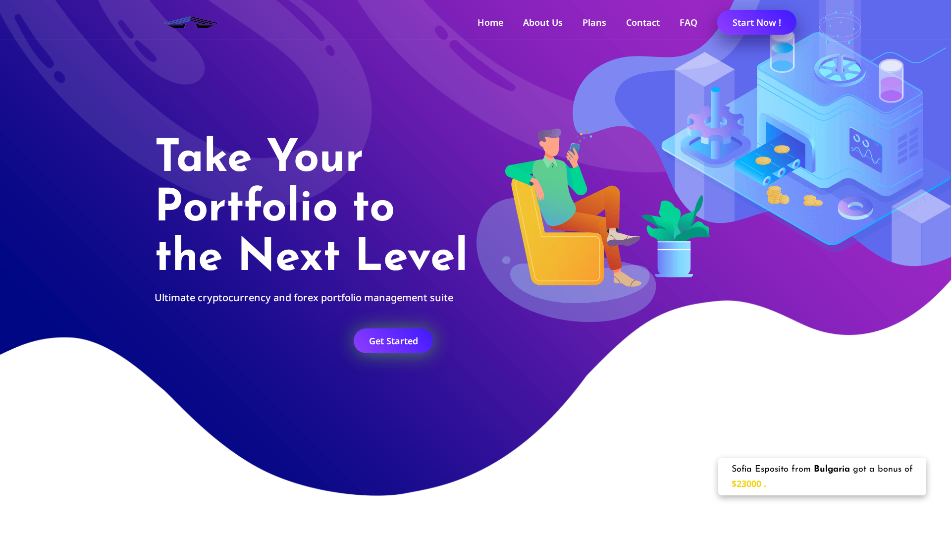 Screenshot of cotiplustrading.com