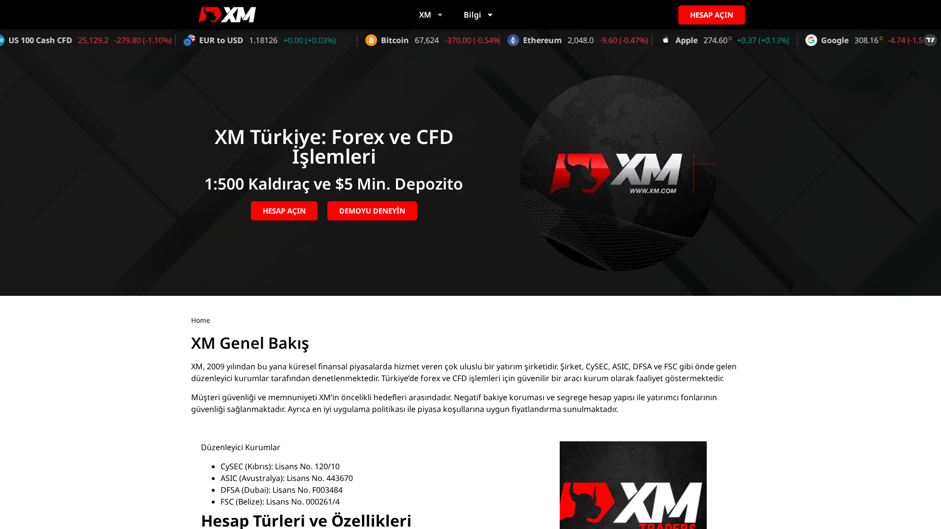 Screenshot of xmtrade-turkey.com