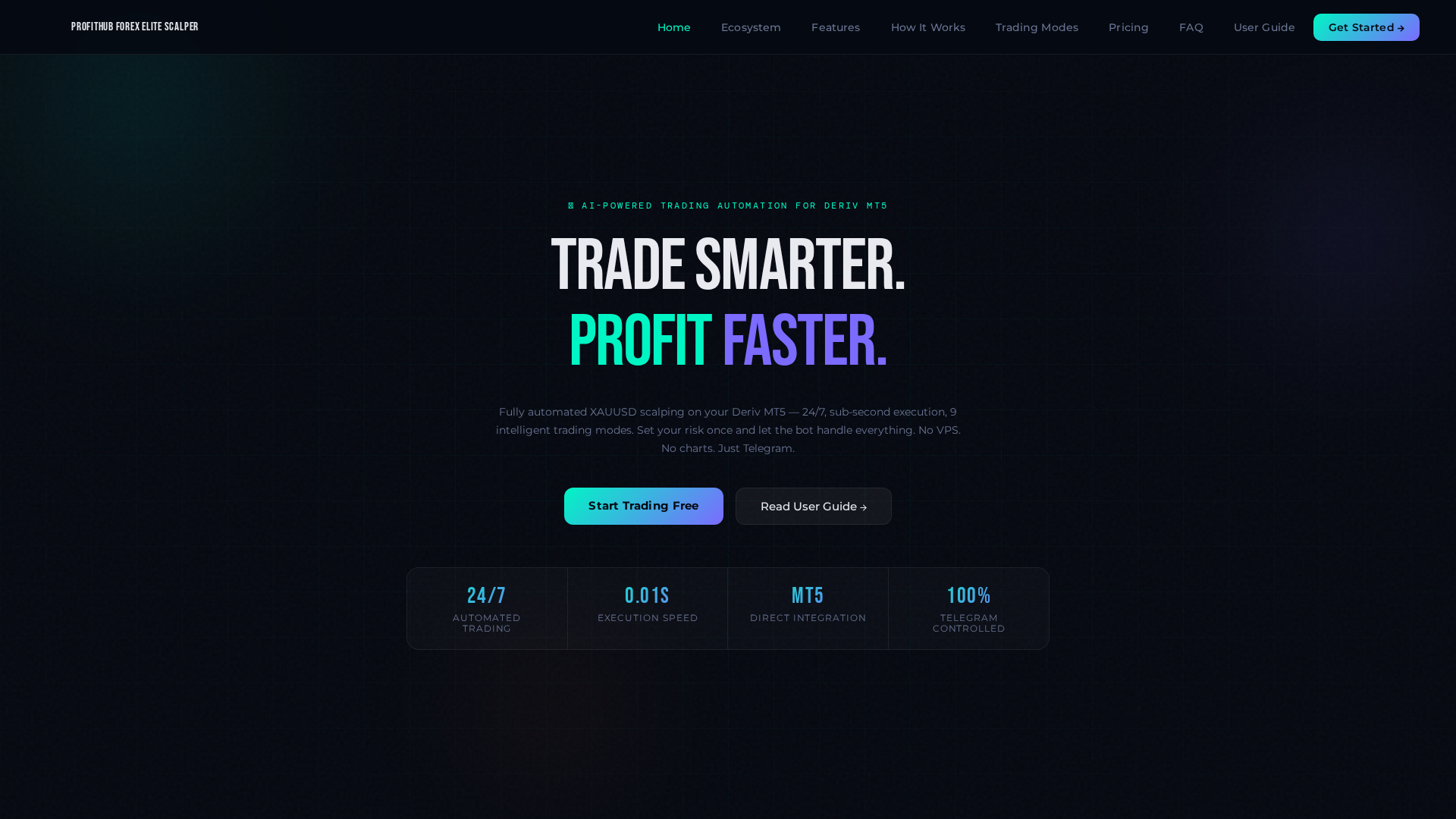 Screenshot of profithubscalperbot.site