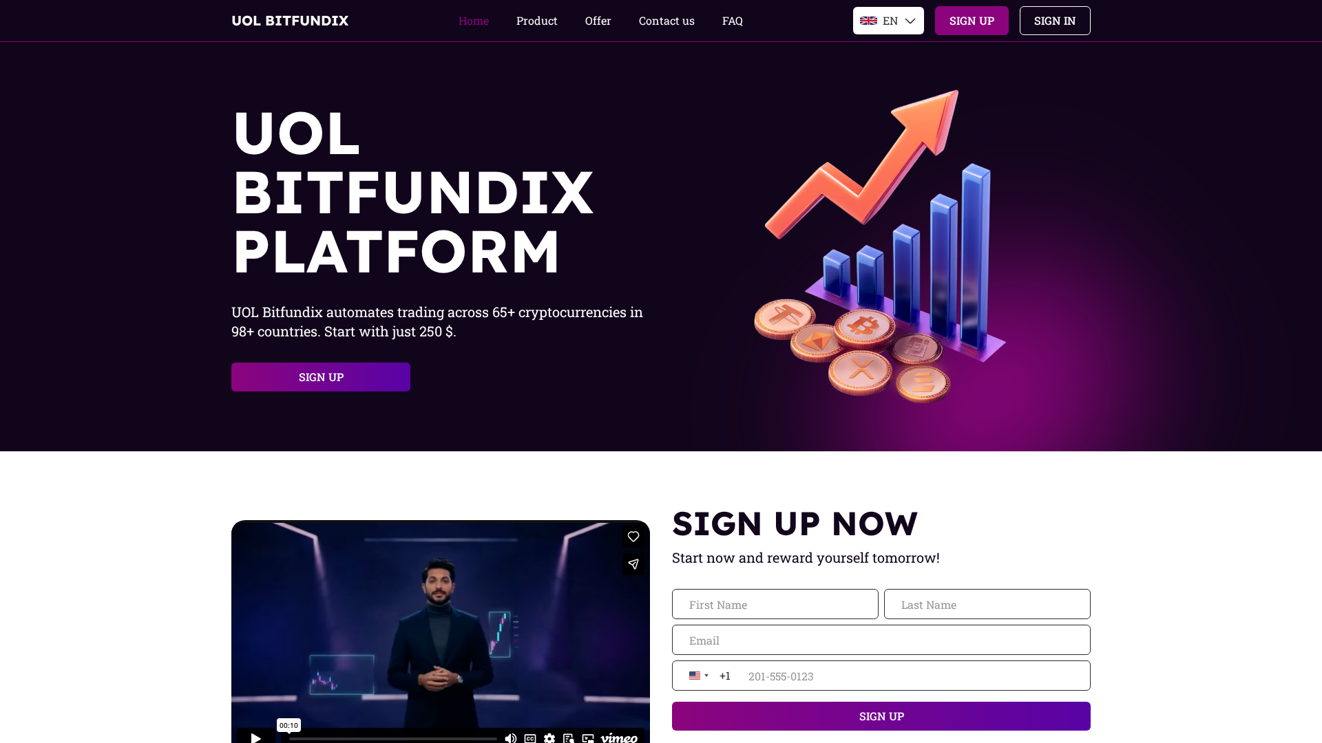 Screenshot of uol-bitfundix.com