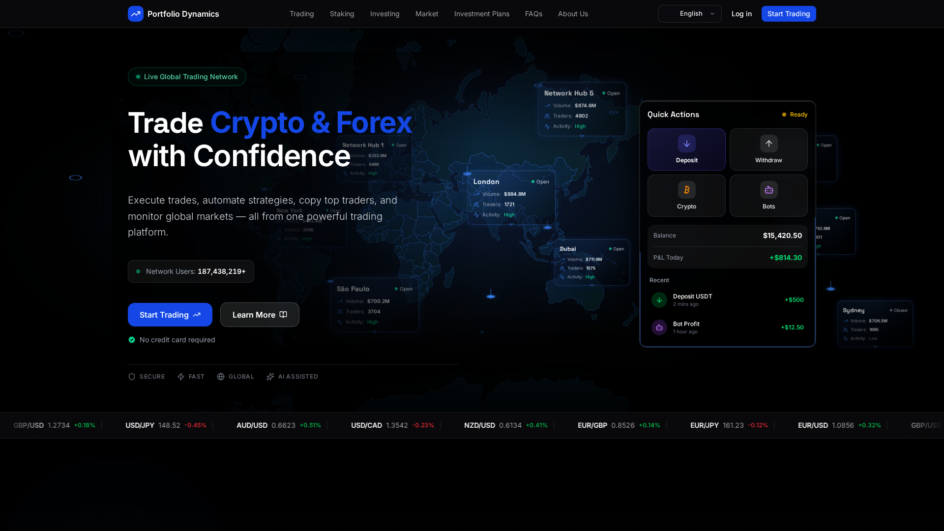 Screenshot of portfoliodynamics.today