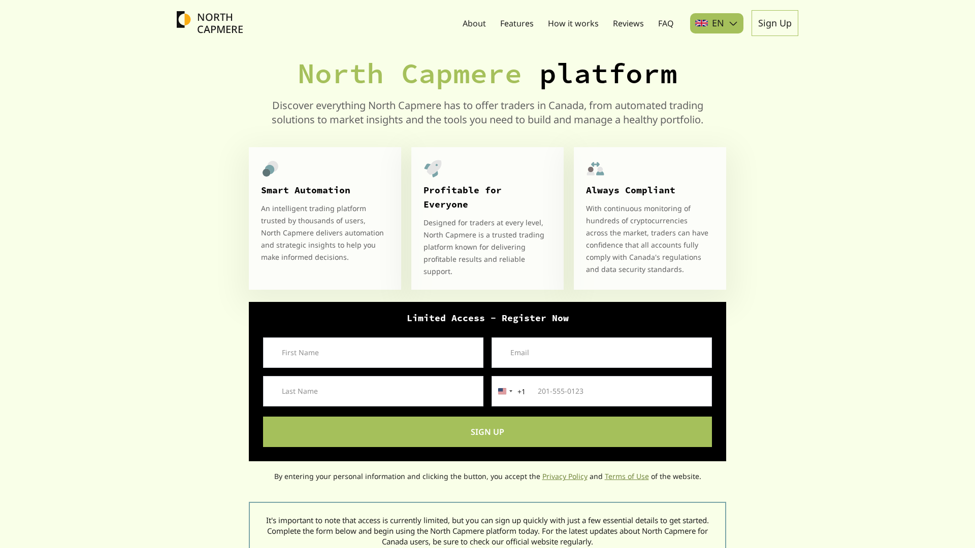 Screenshot of north-capmere.com