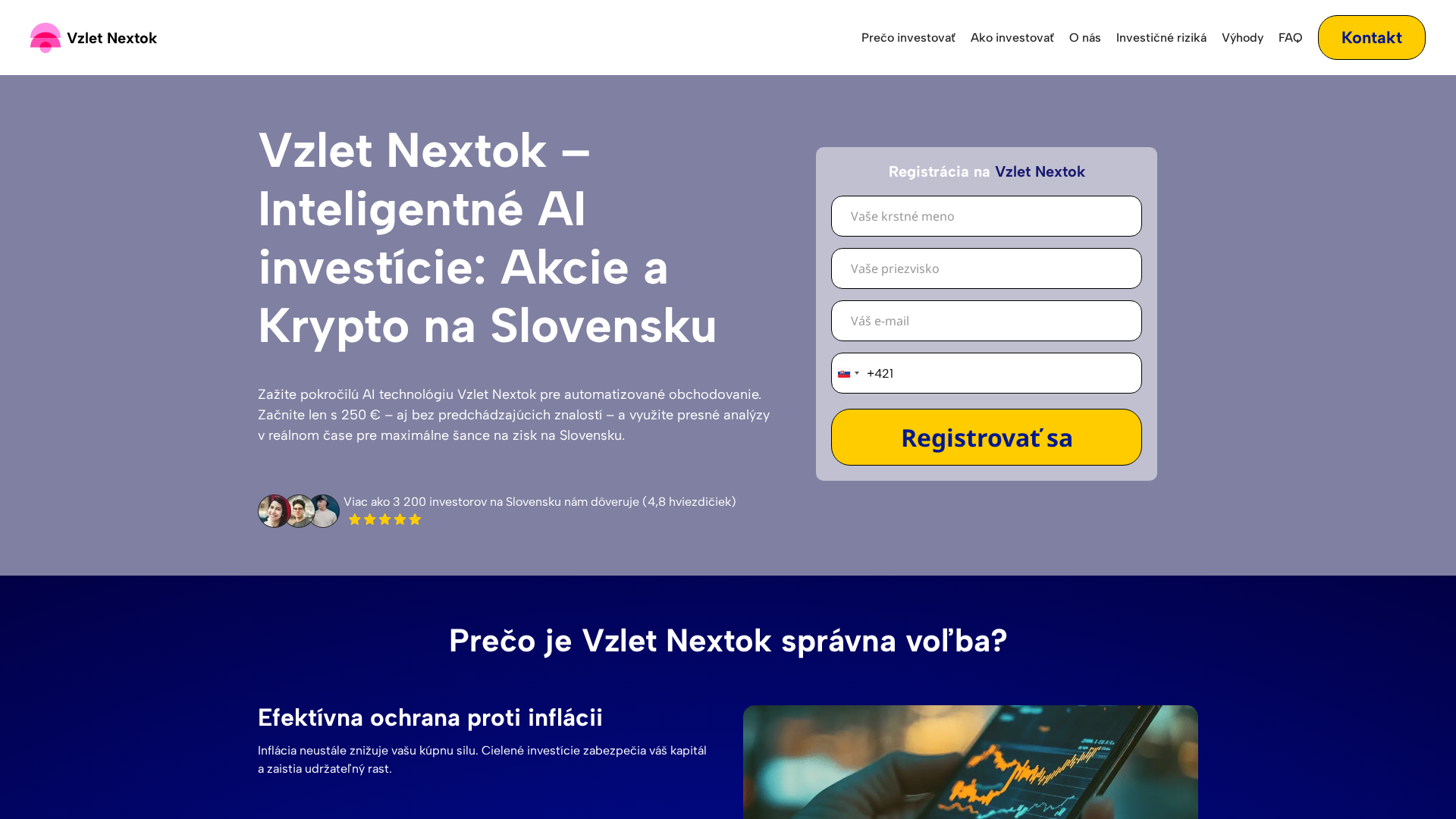 Screenshot of vzletnextok-ai.com