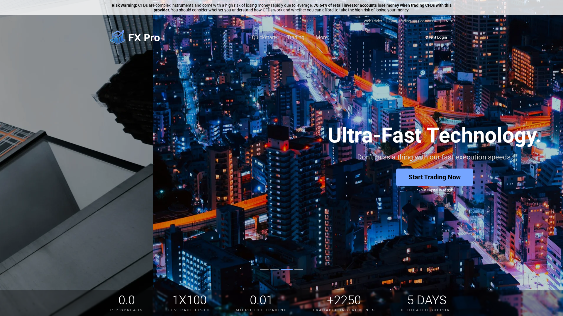 Screenshot of pro-fx.cfd