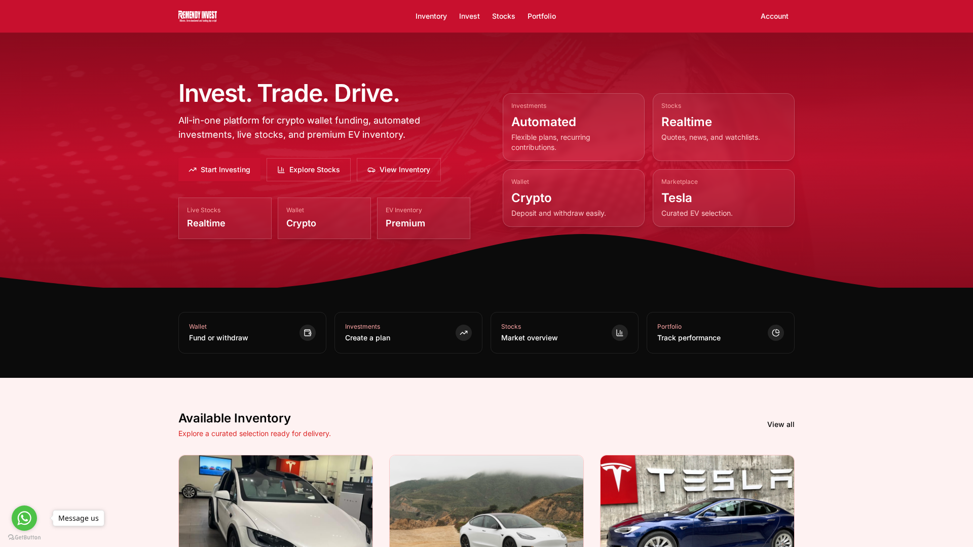 Screenshot of autotelsatrade.com