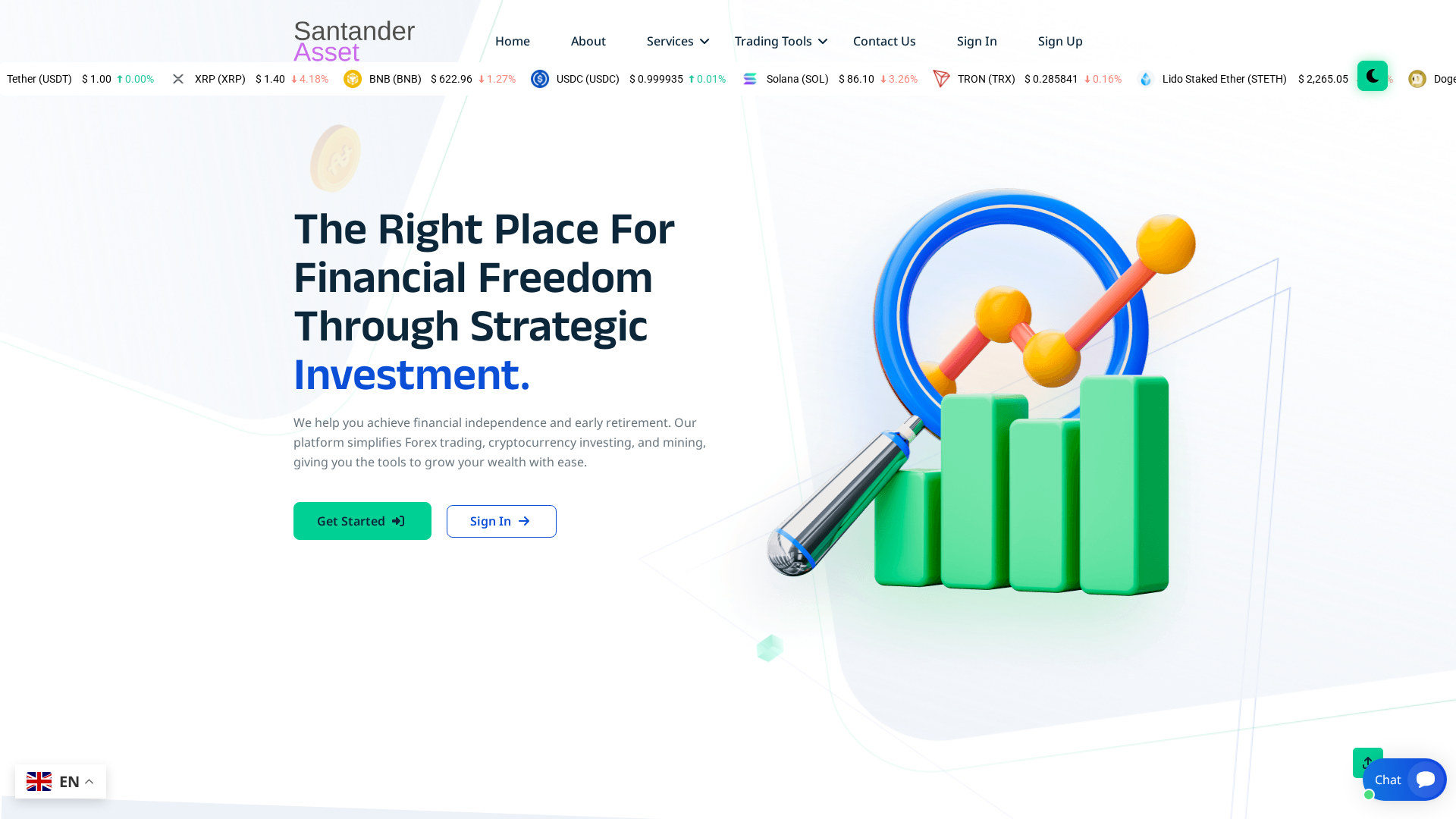 Screenshot of satanderasset.live