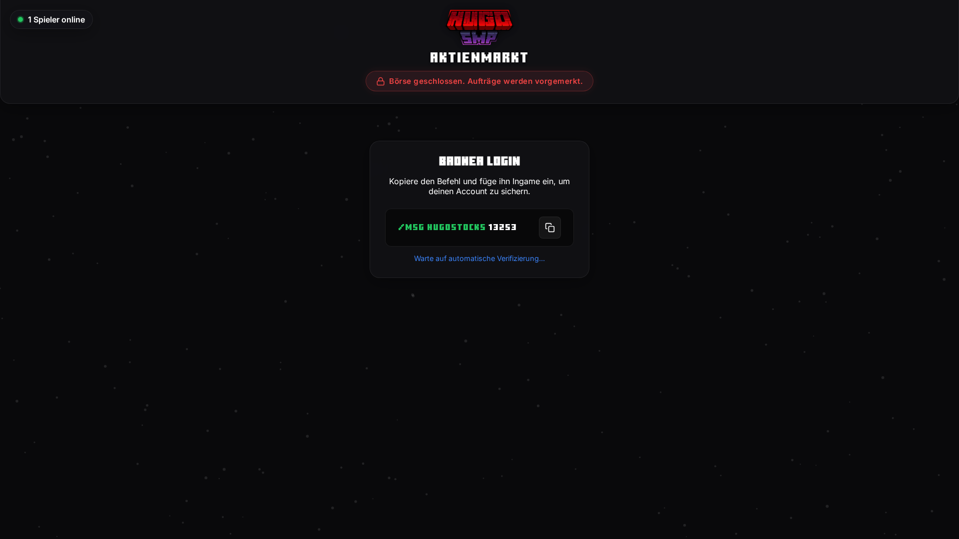 Screenshot of hugostocks.de