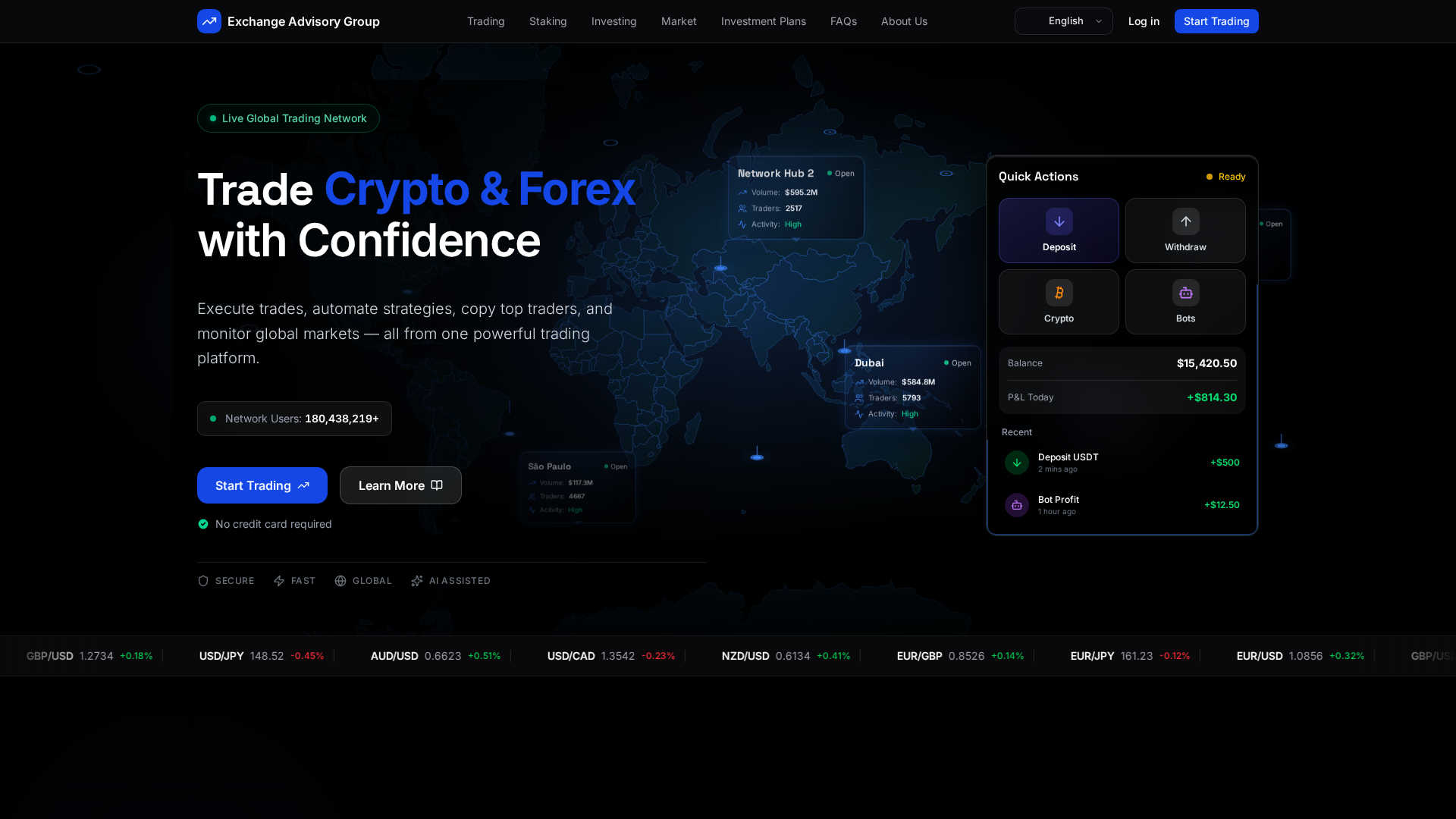 Screenshot of exchangeadvisorygroup.today