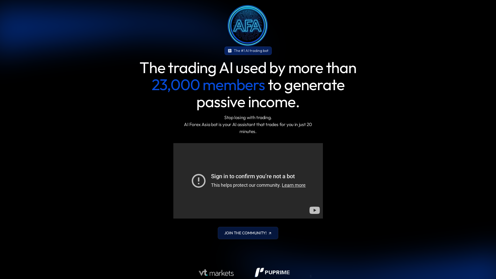 Screenshot of aifxasia.com