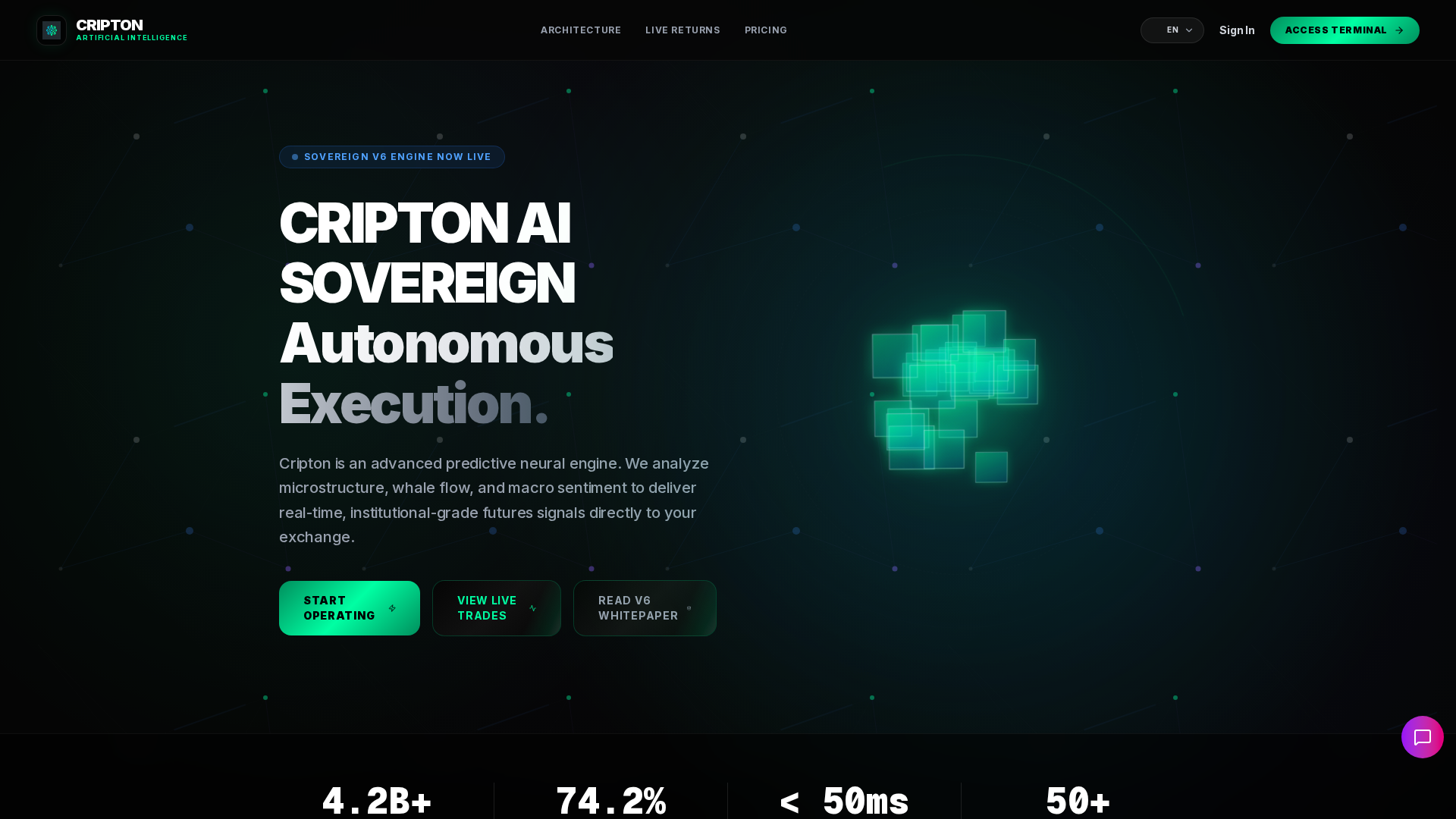 Screenshot of cripton.ai