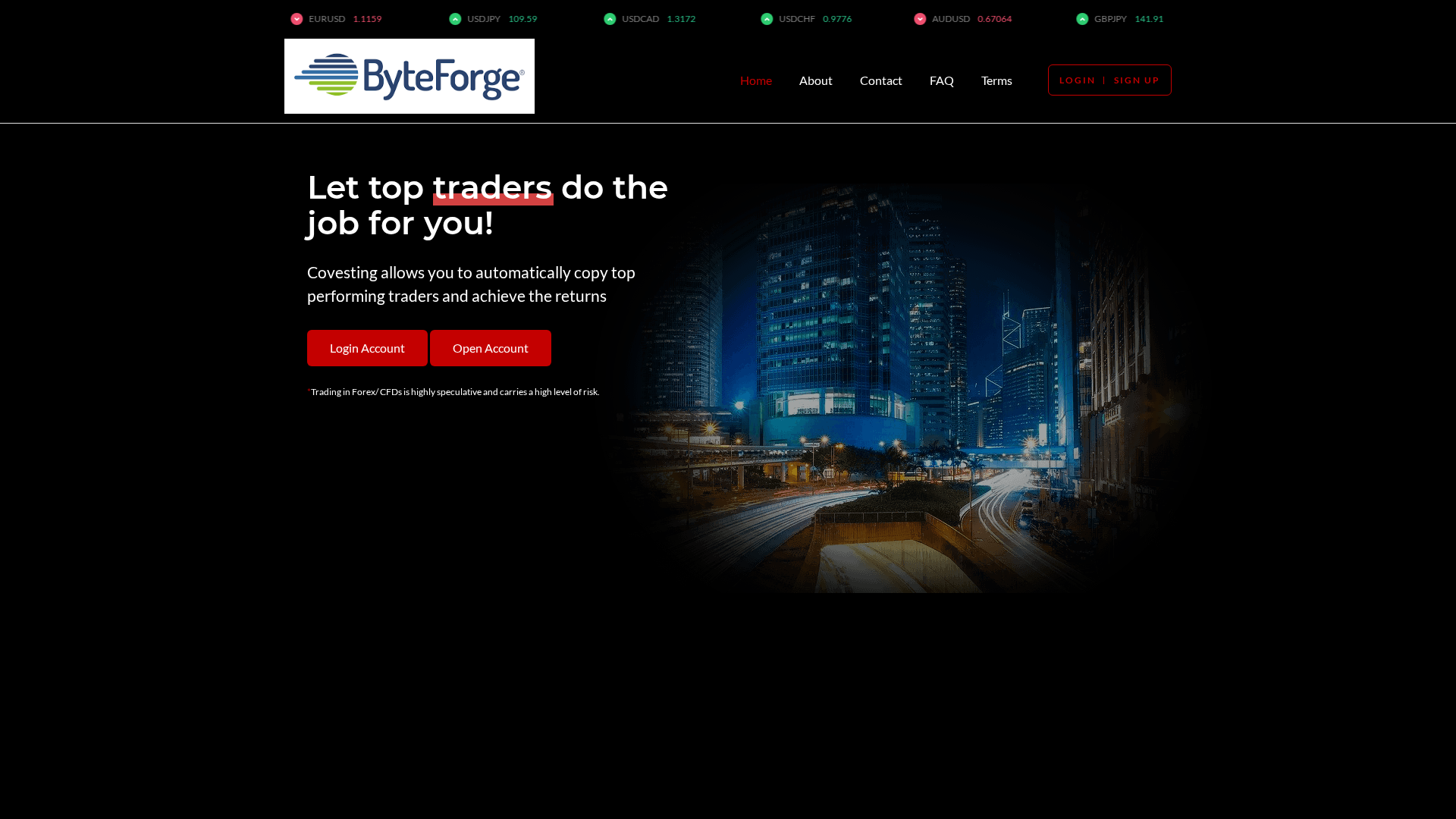Screenshot of byteforgecapital.com