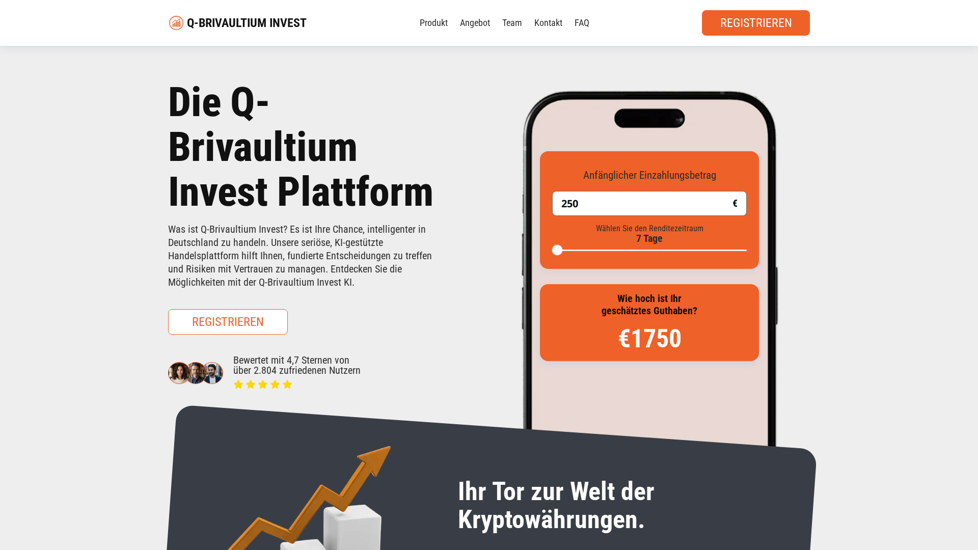 Screenshot of q-brivaultium-invest.de