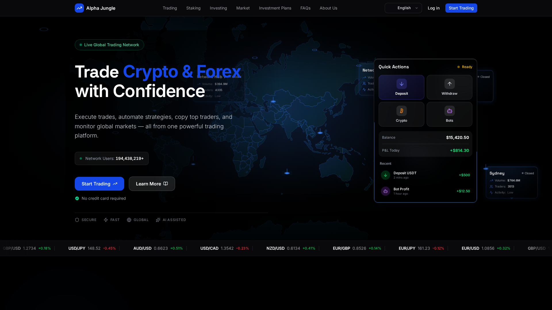 Screenshot of alphajungle.today