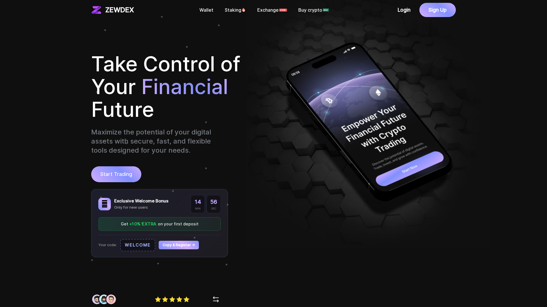 Screenshot of zewdex.com