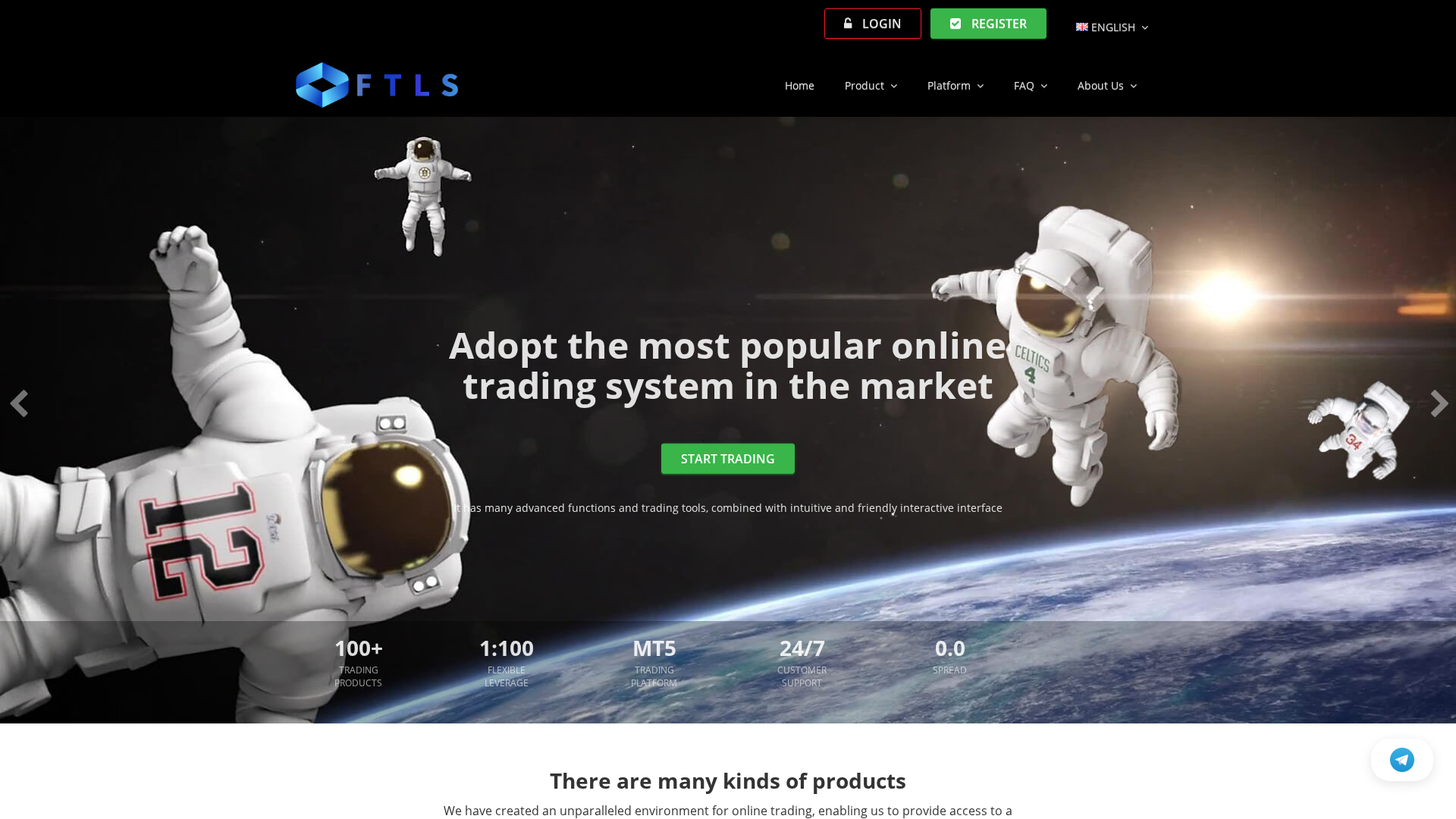 Screenshot of ftlsmarkets.com