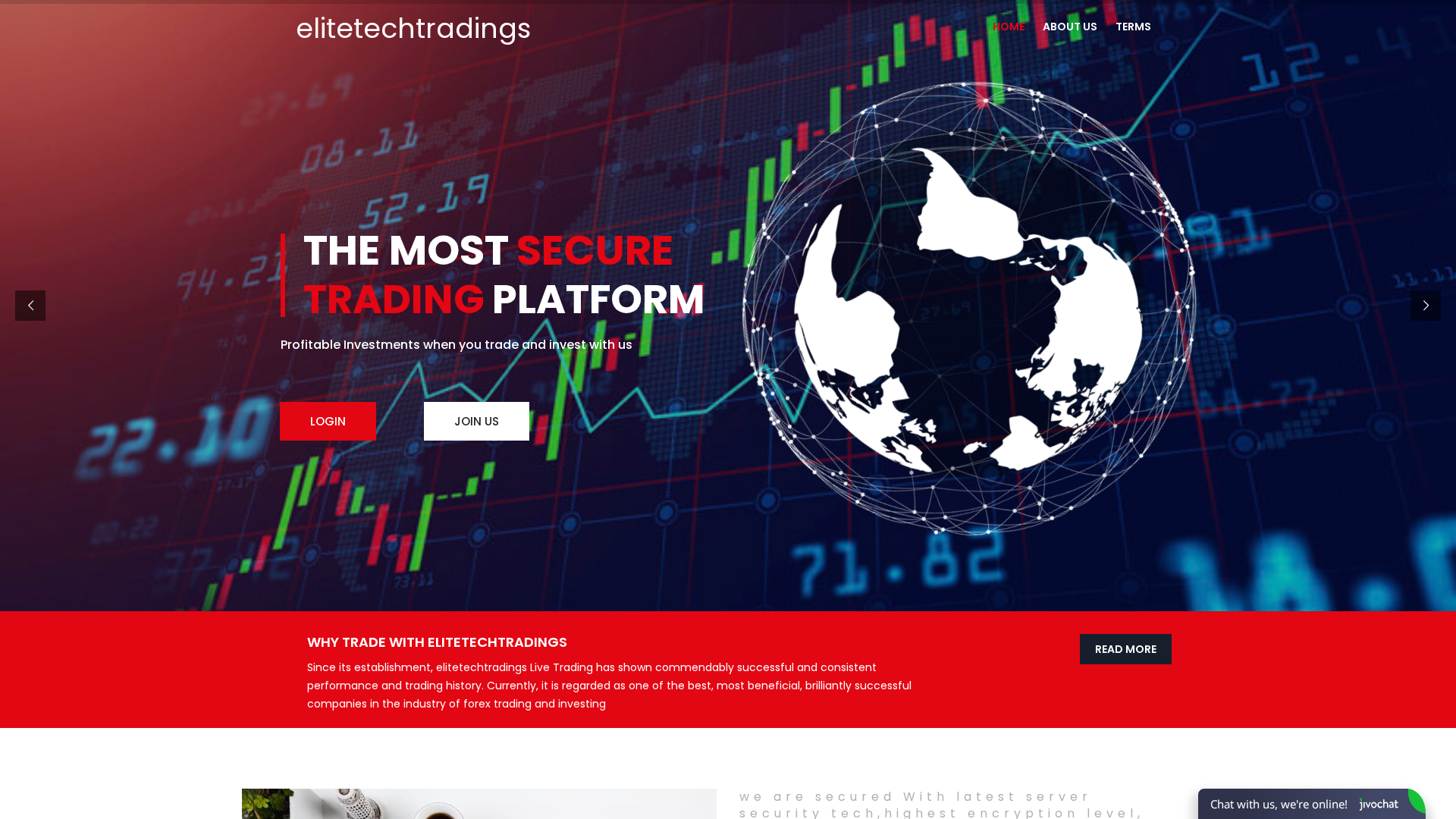 Screenshot of elitetechtradings.live