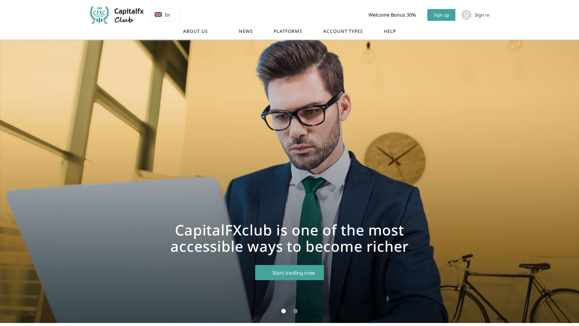 Screenshot of capitalfxclub.com