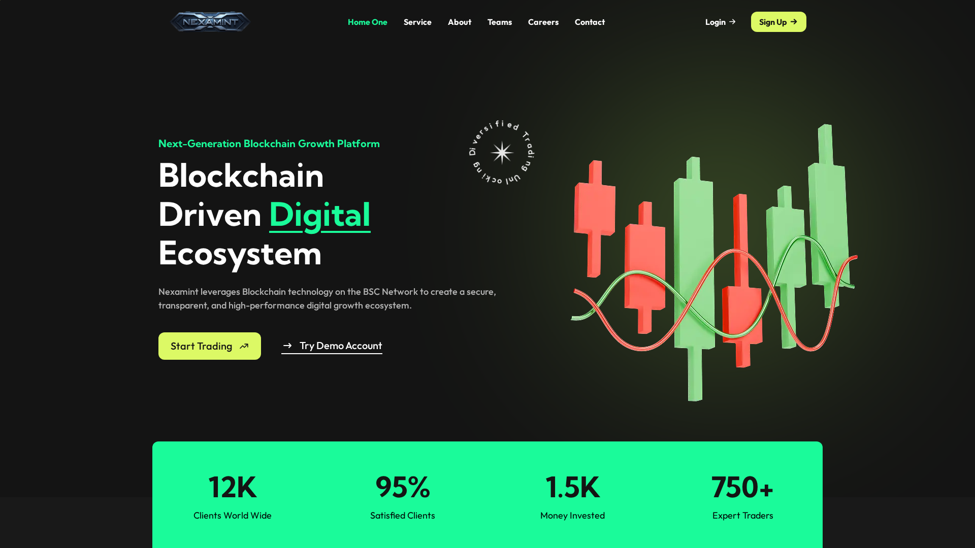 Screenshot of nexamint.in