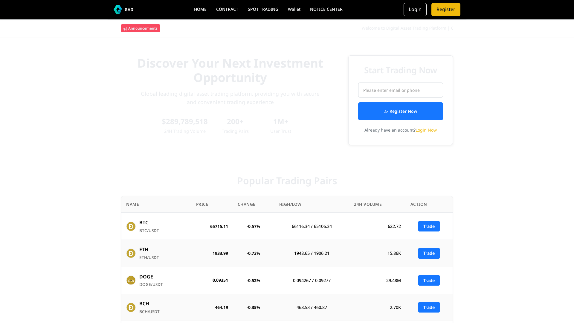 Screenshot of xnumbercoin.com