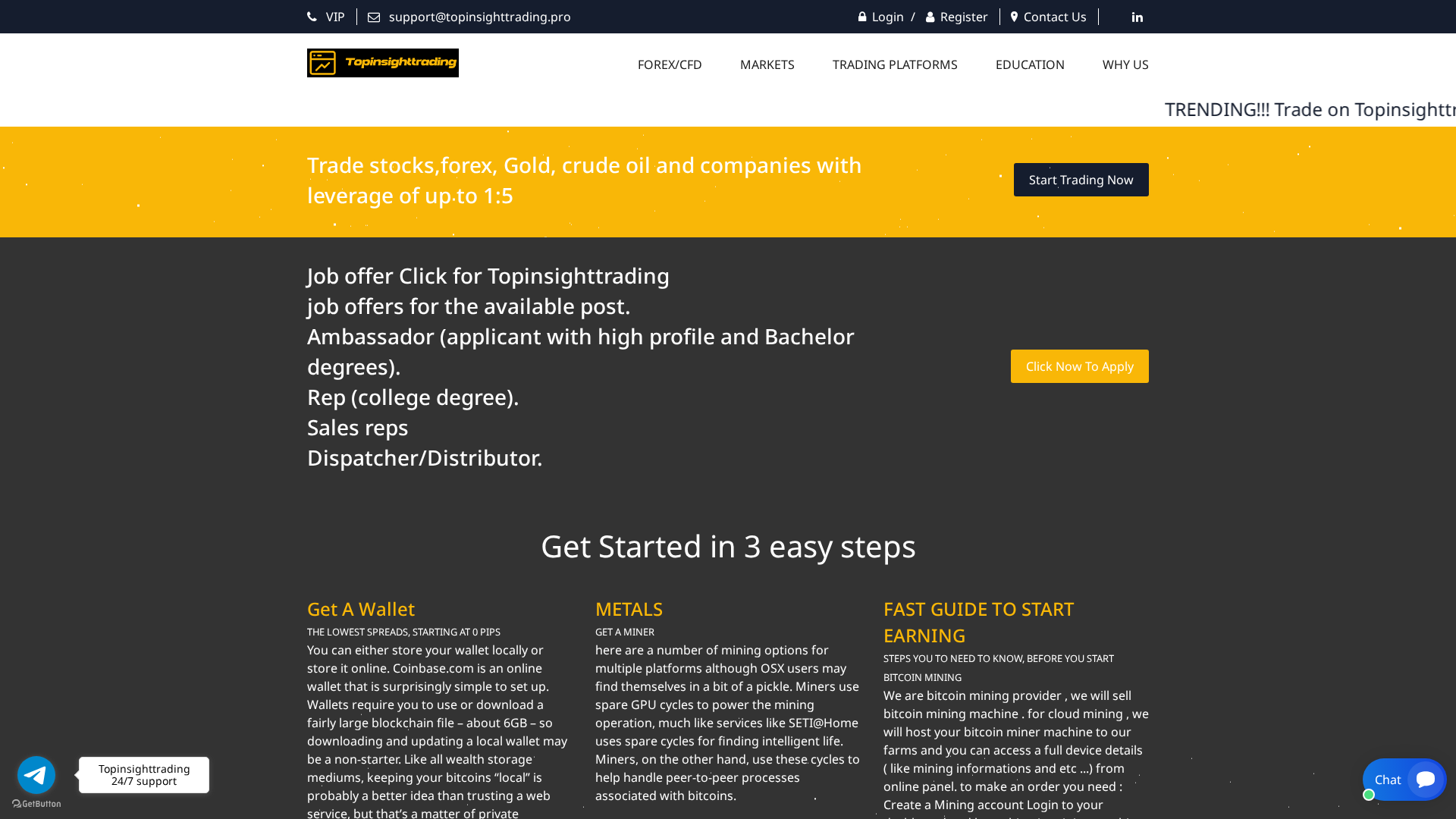 Screenshot of topinsighttrading.pro