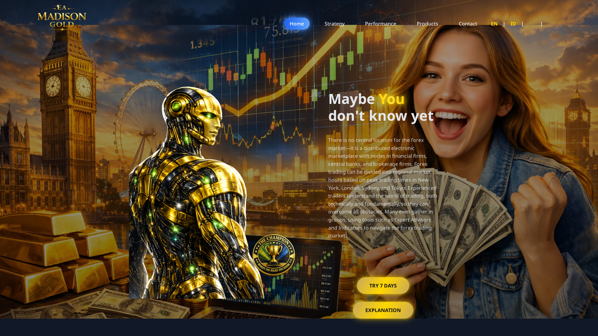 Screenshot of madisoneagold.com