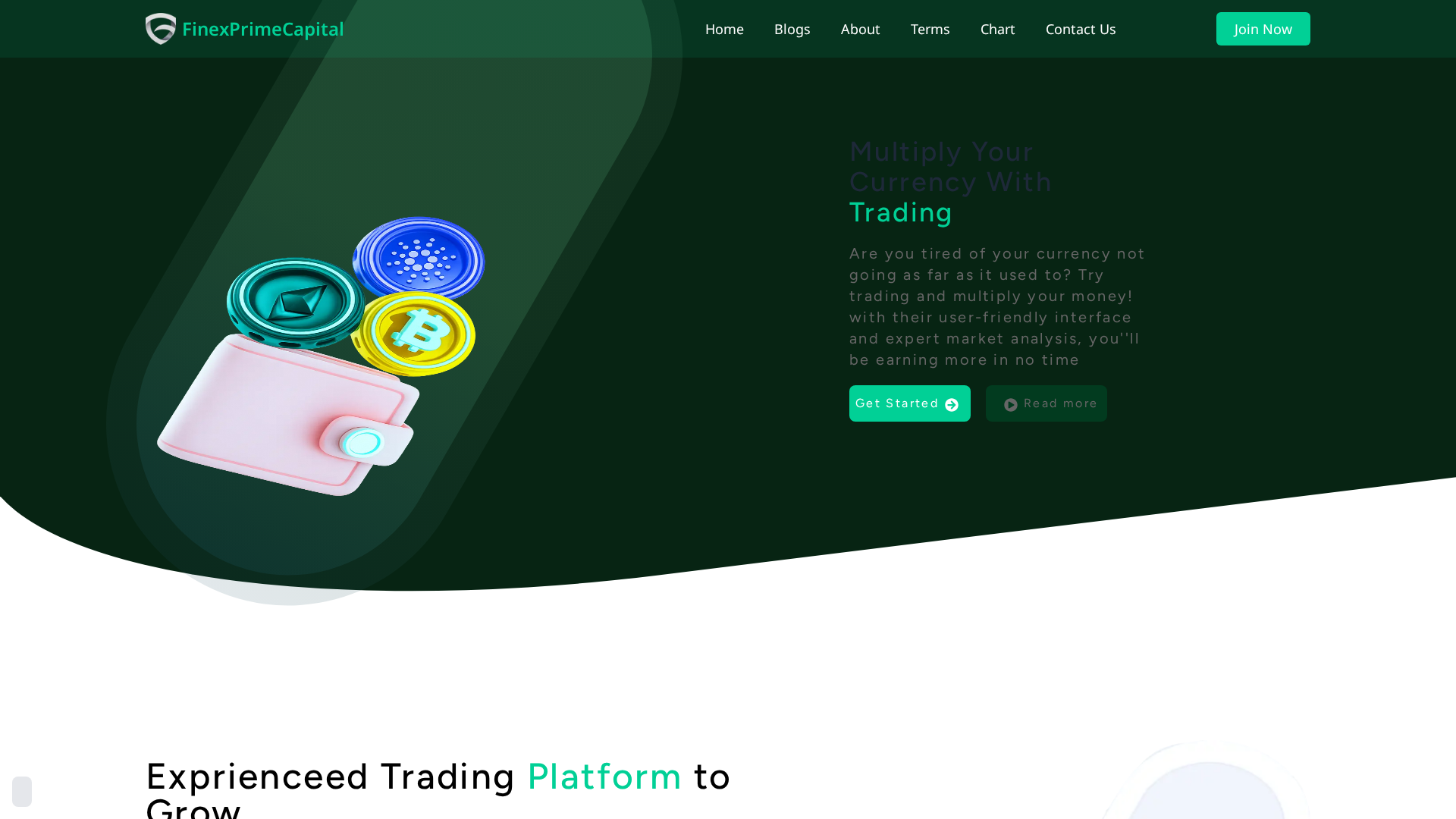 Screenshot of finexprimecapital.com