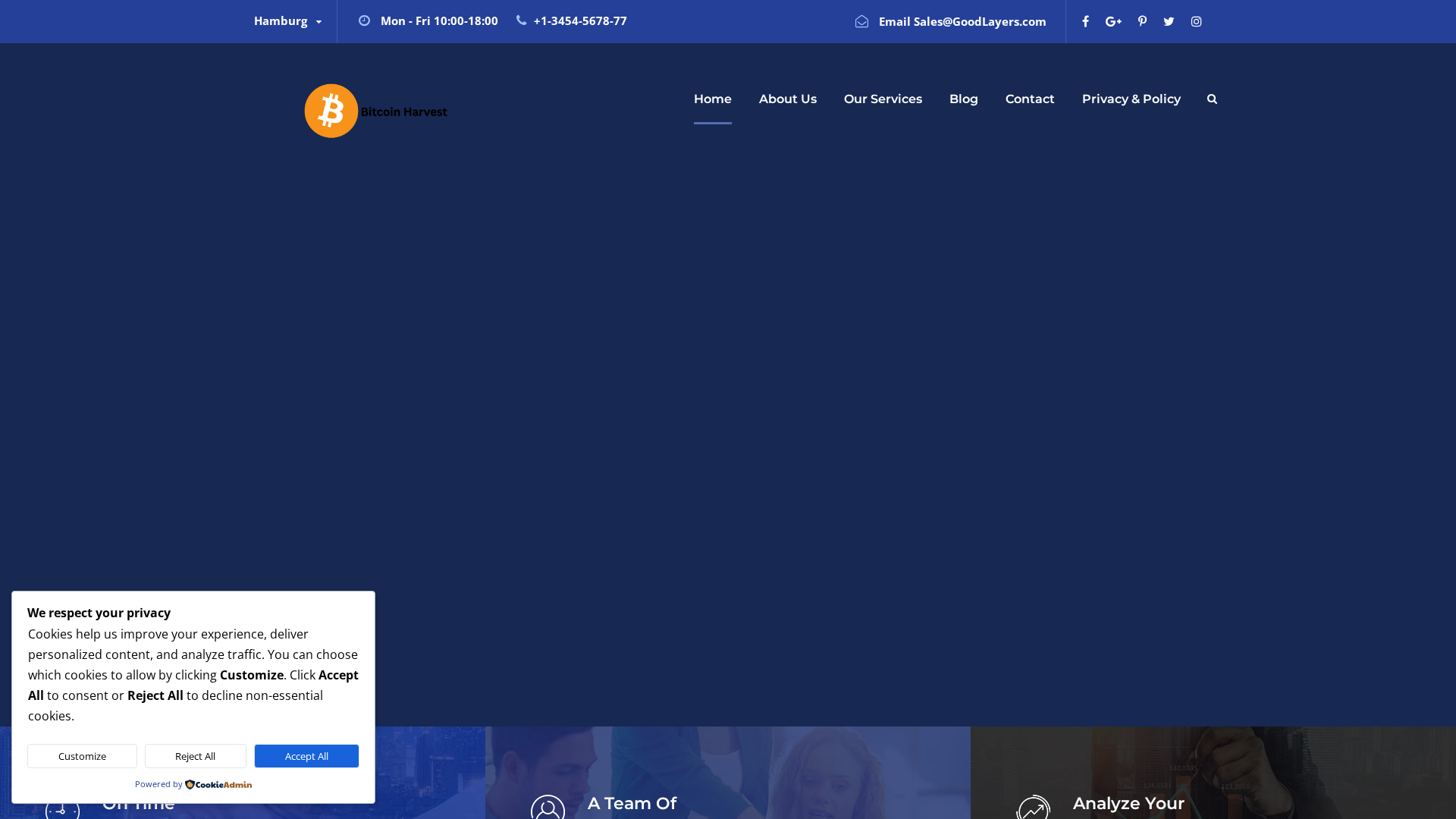 Screenshot of bitcoinharvest.com.ng