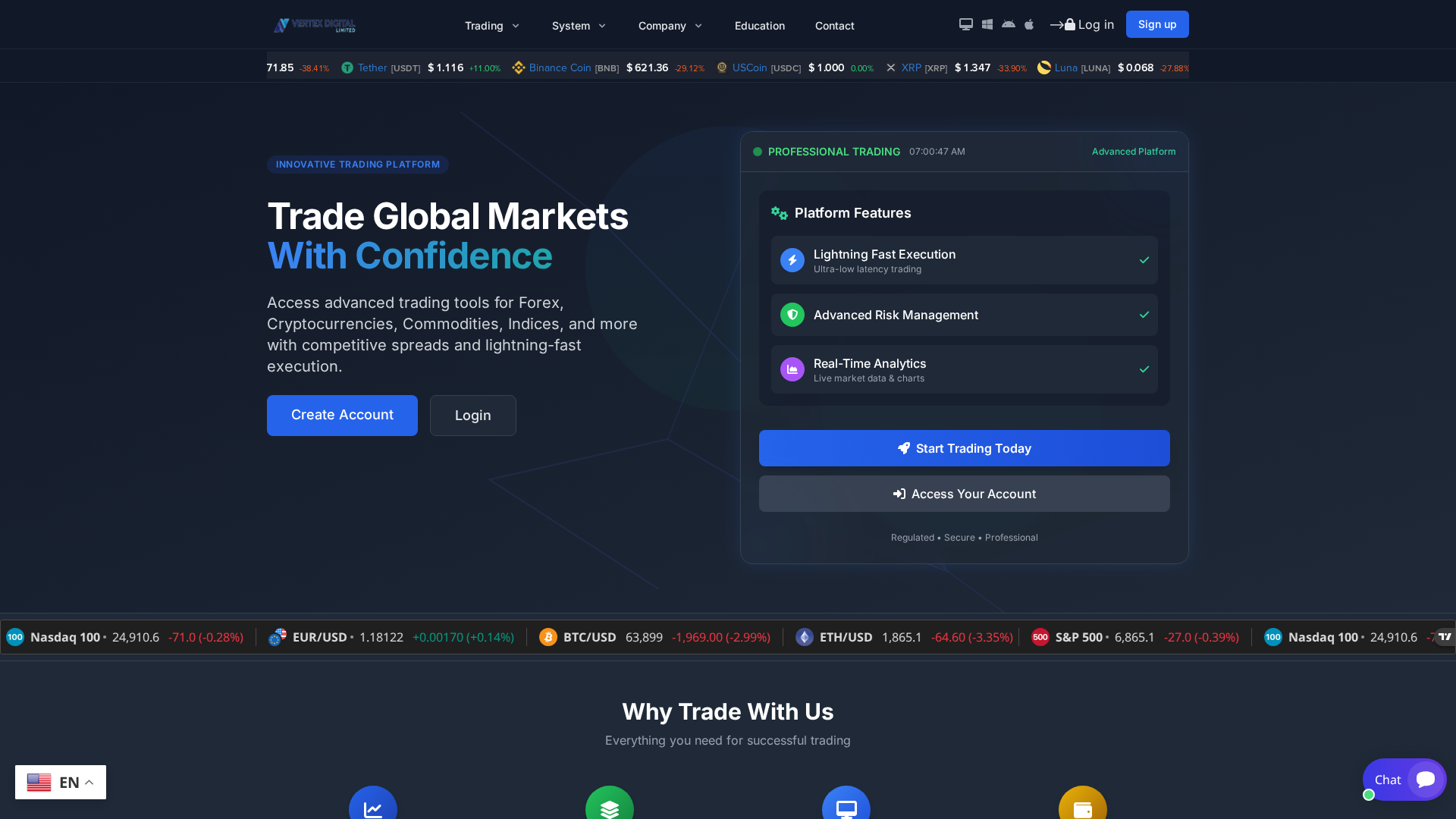 Screenshot of vertexdigital.top