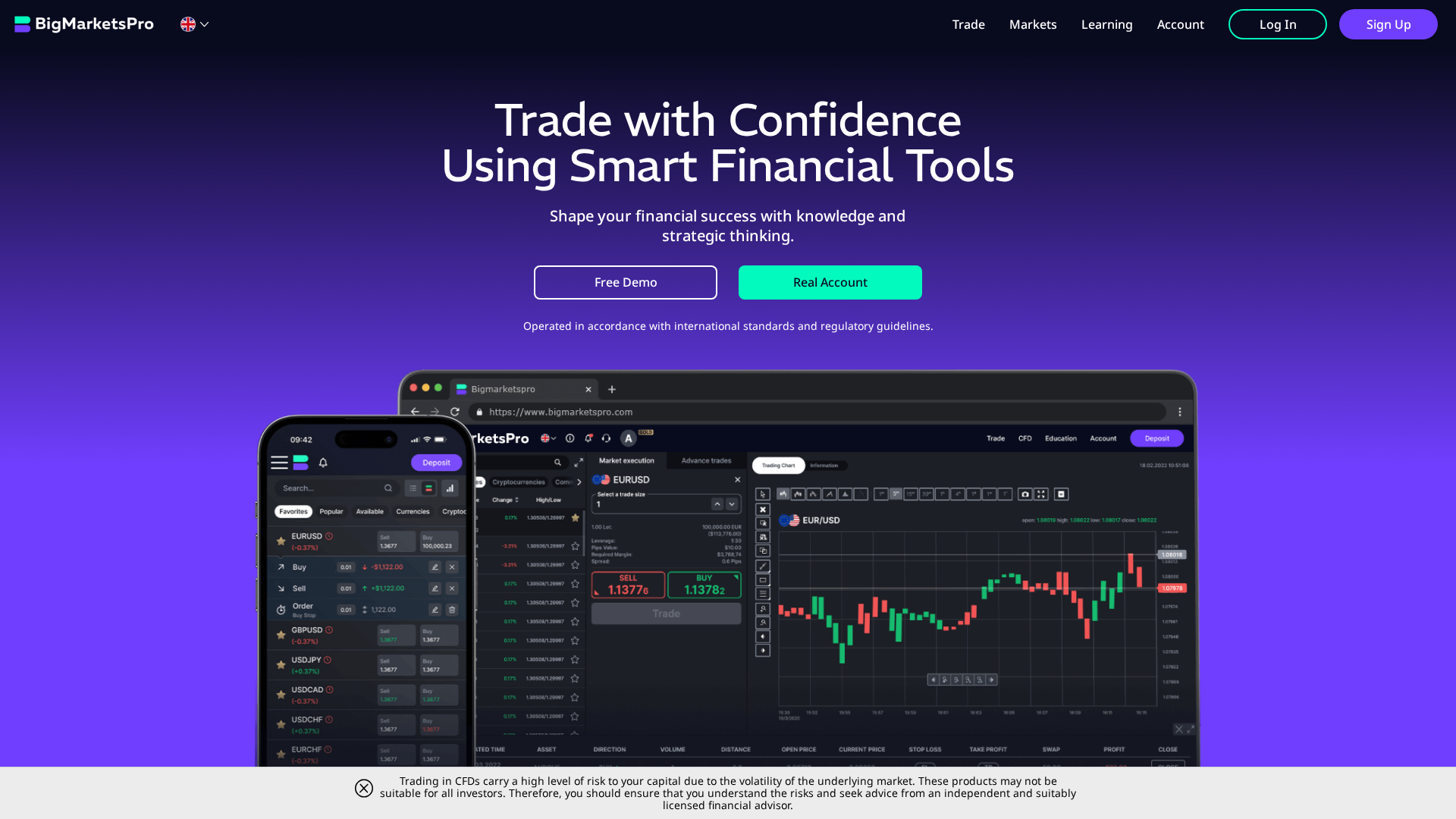 Screenshot of bigmarketspro.com