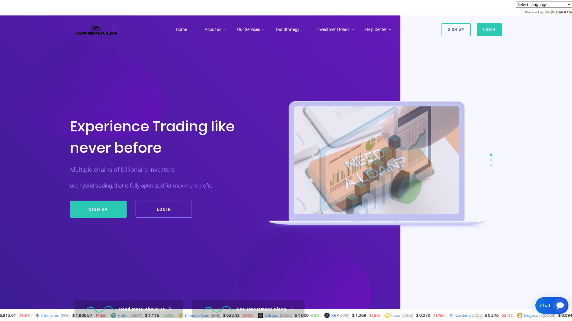Screenshot of deg-trade.com
