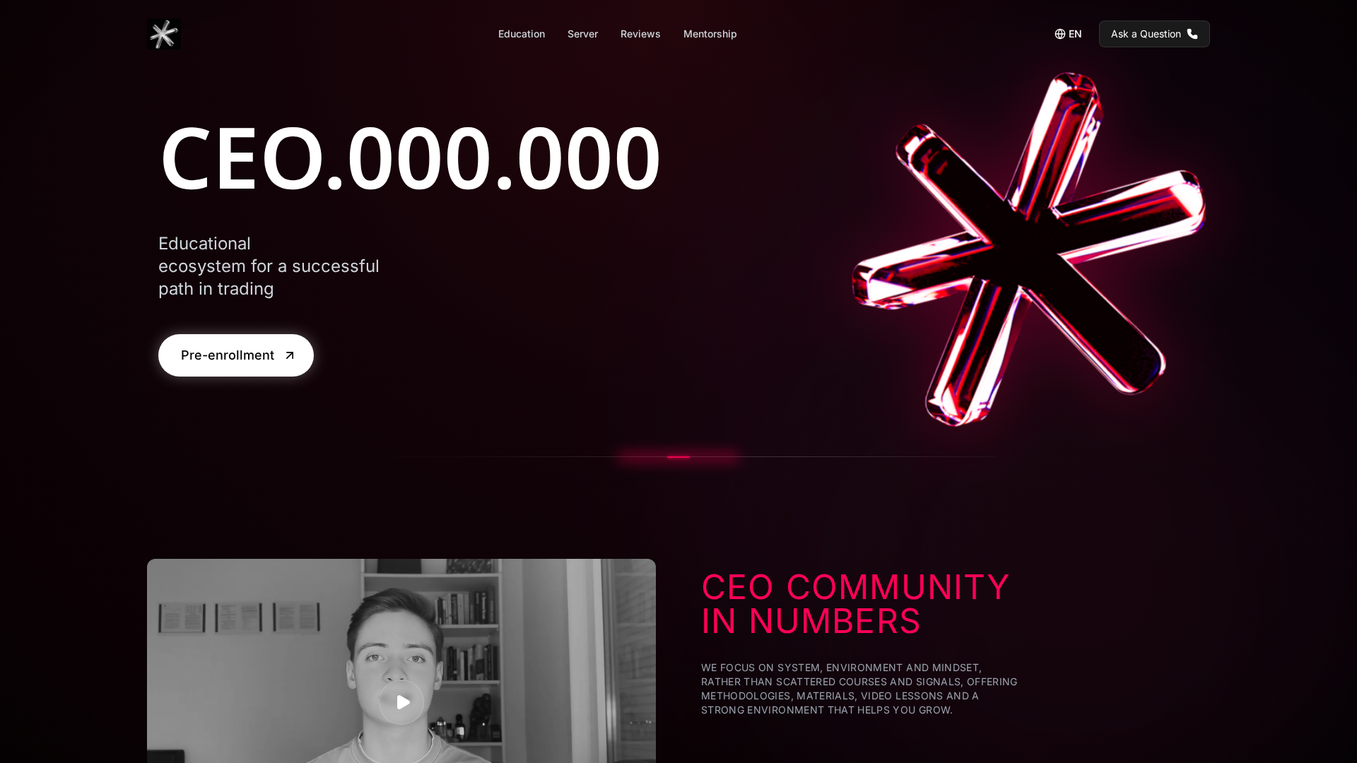 Screenshot of ceotrading.online