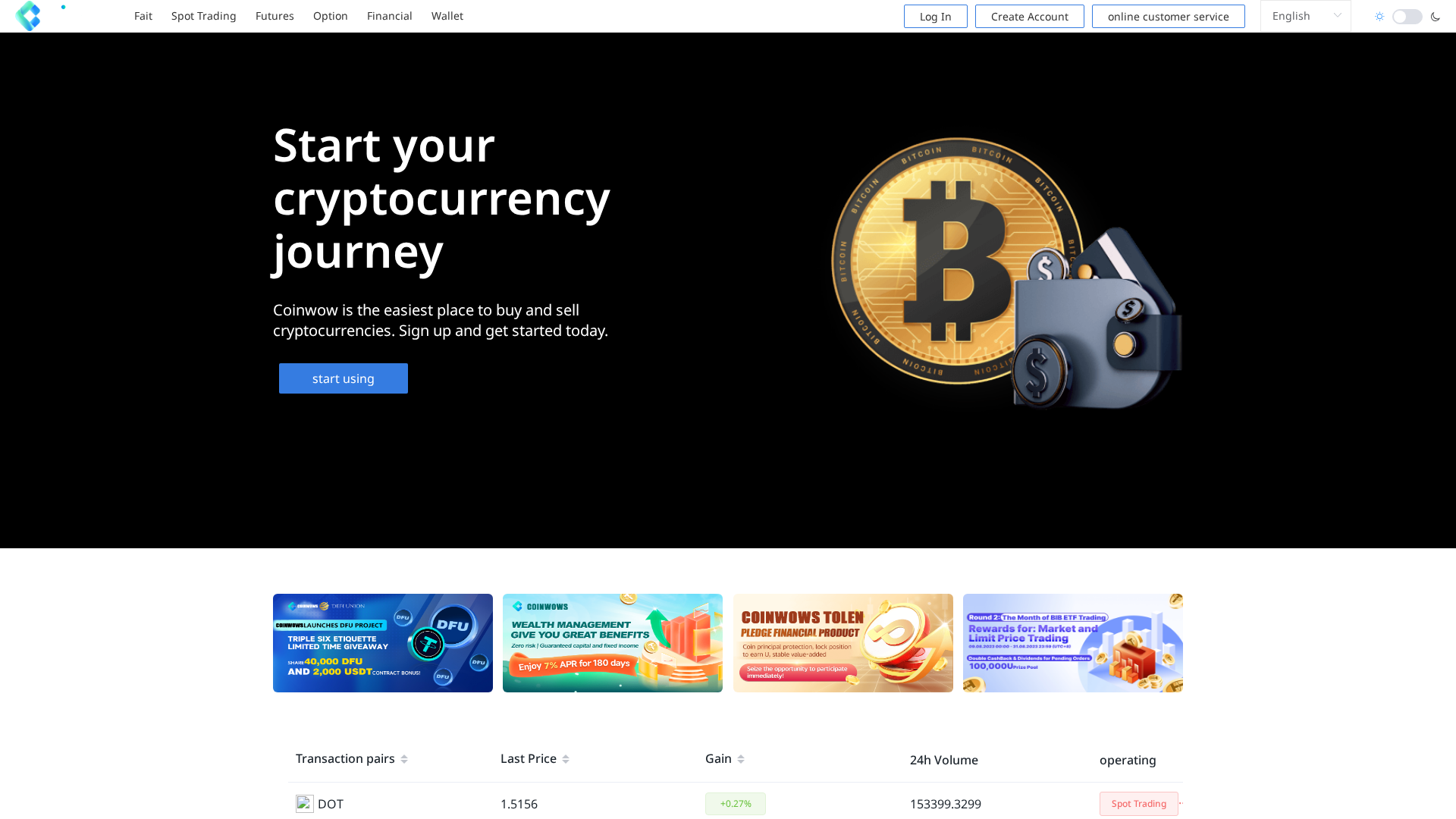 Screenshot of coinwowsi.vip