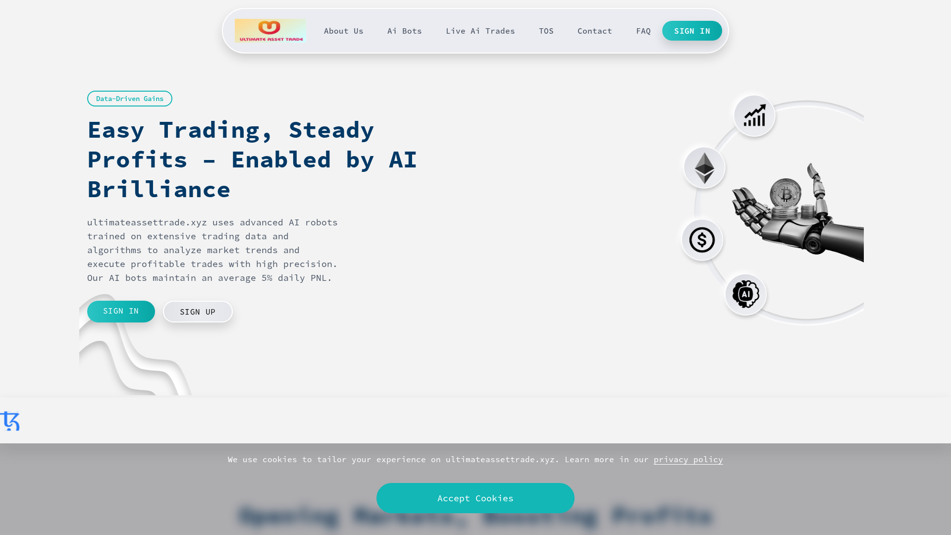 Screenshot of ultimateassettrade.org