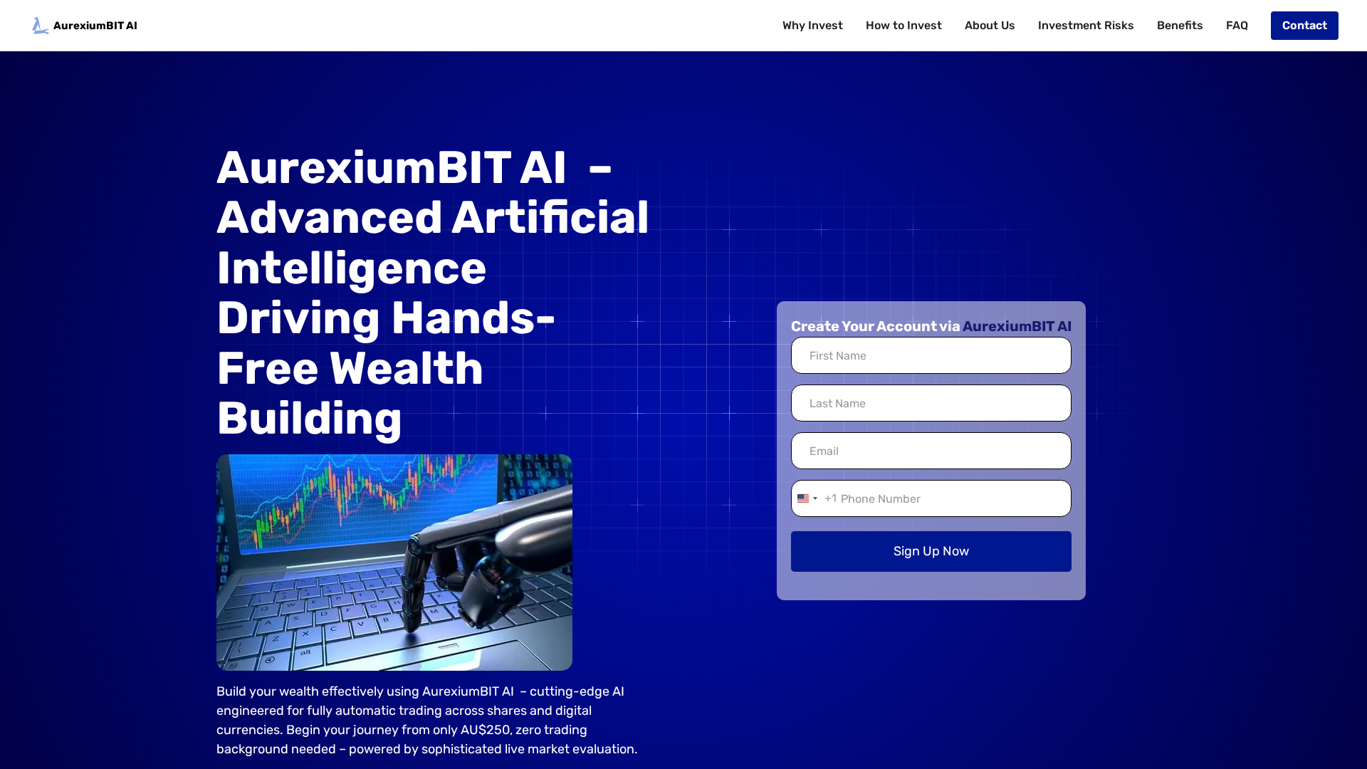Screenshot of aurexiumbitall.com