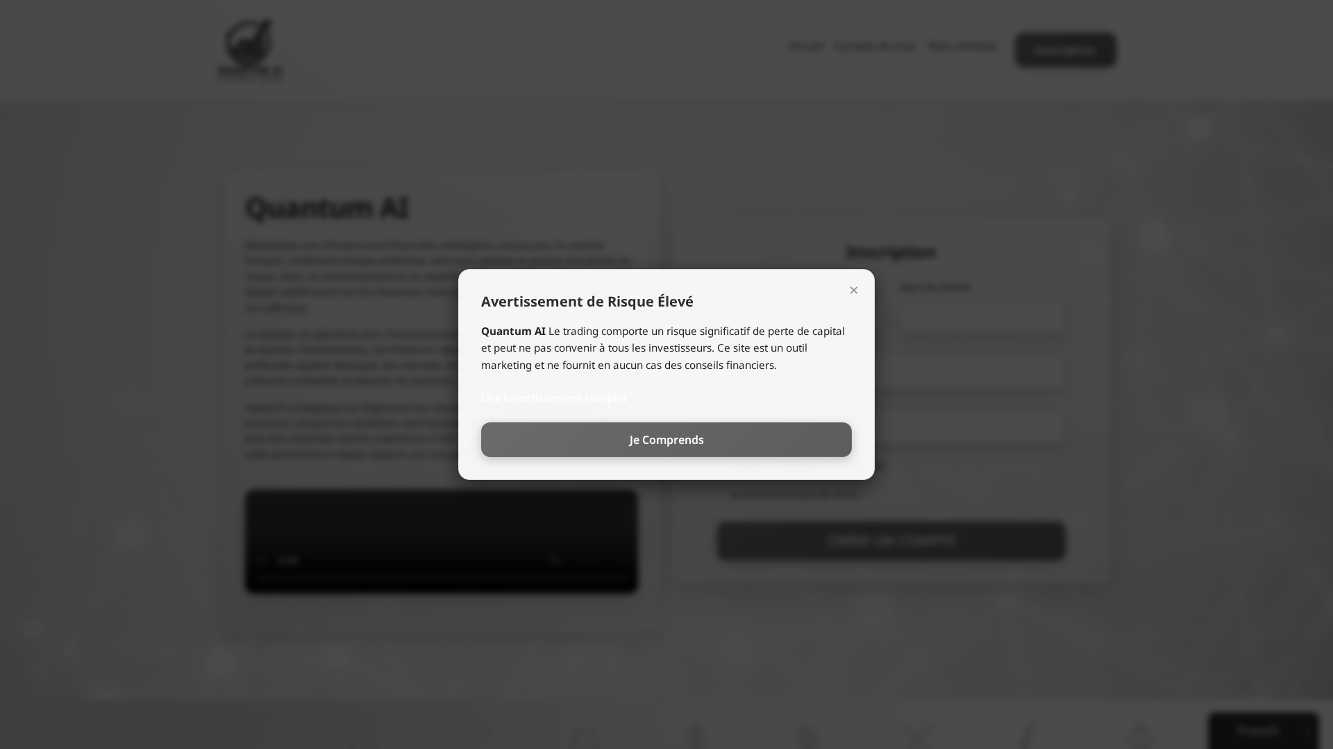 Screenshot of quantum-ai-trading.net