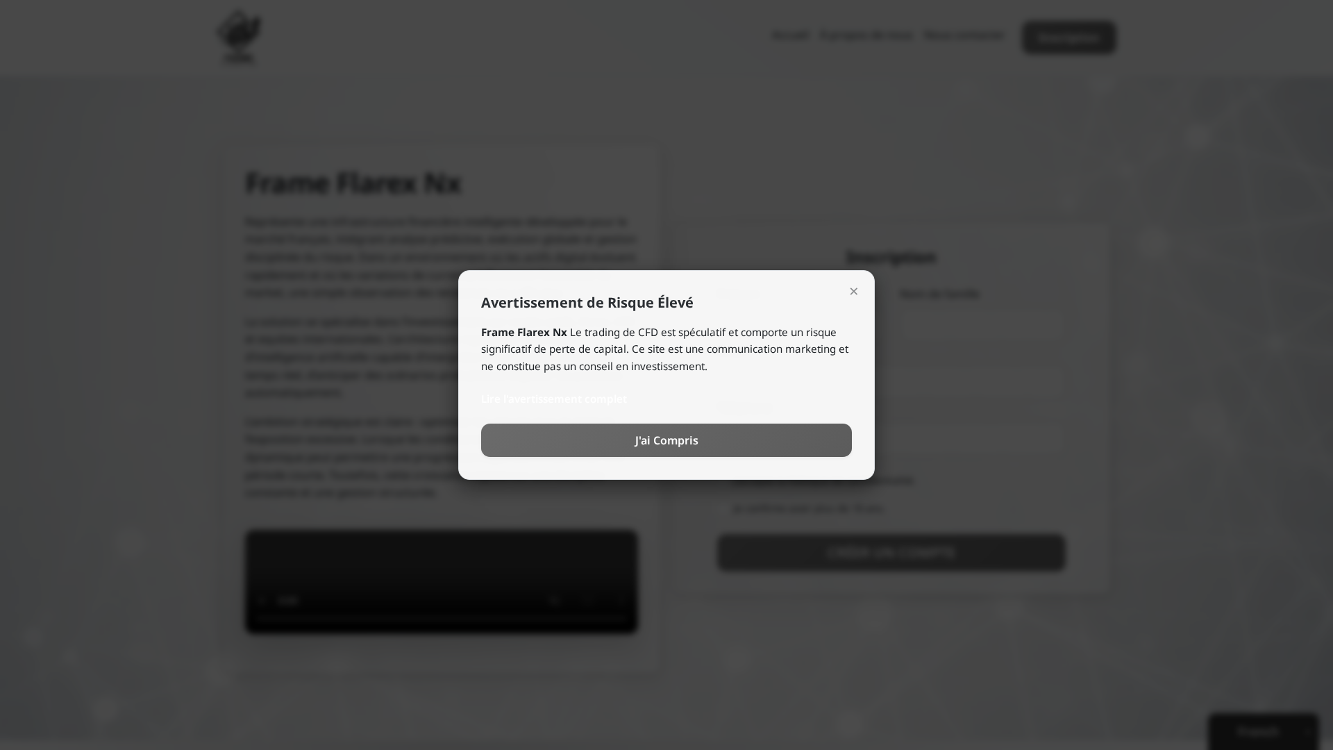 Screenshot of frameflarexnx.org