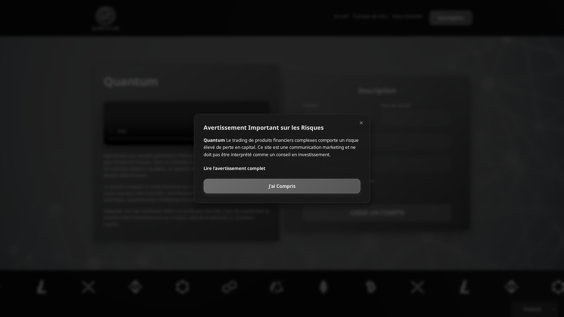 Screenshot of quantum-invest-ai.org