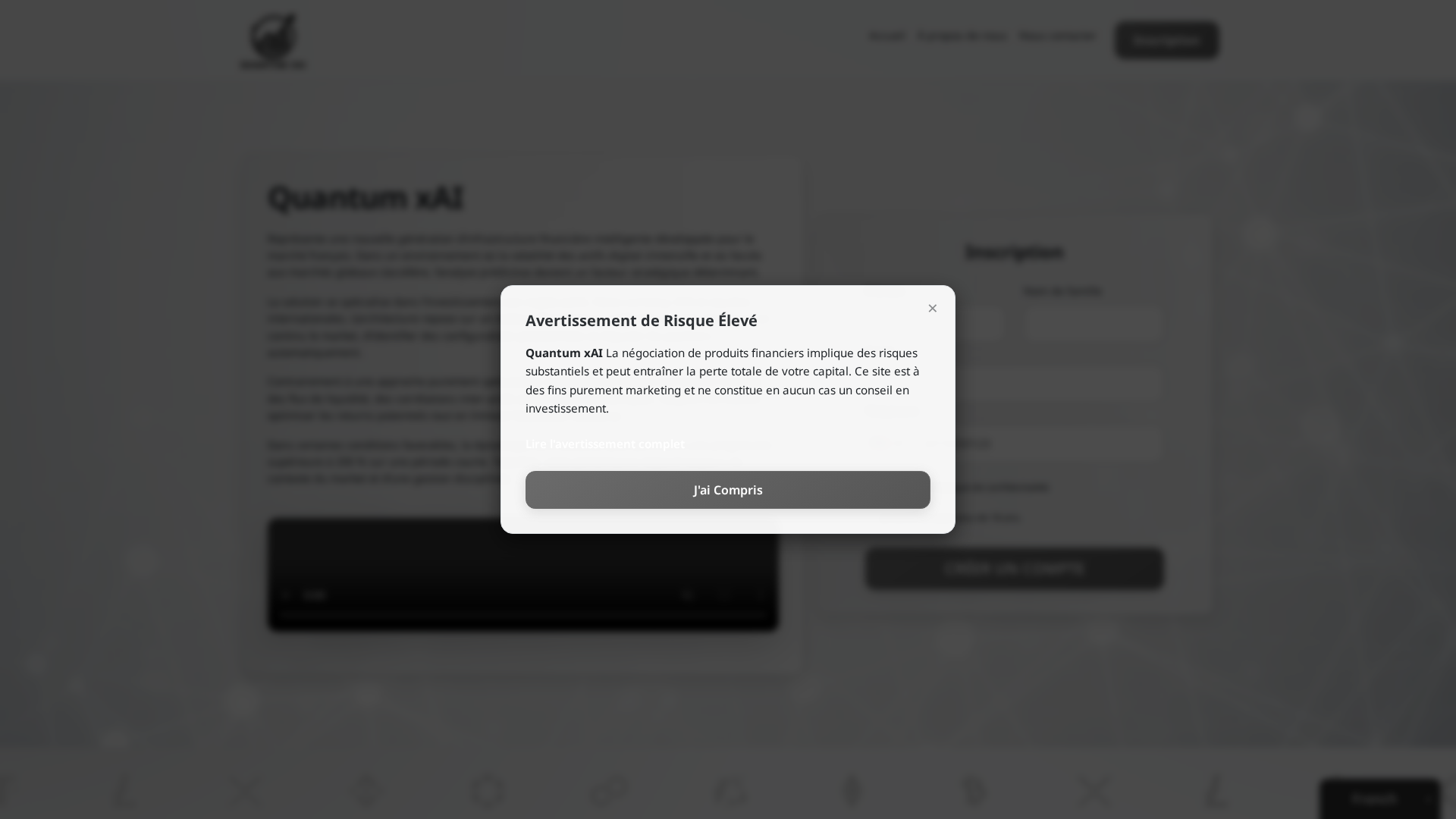 Screenshot of quantum-xai-crypto.org