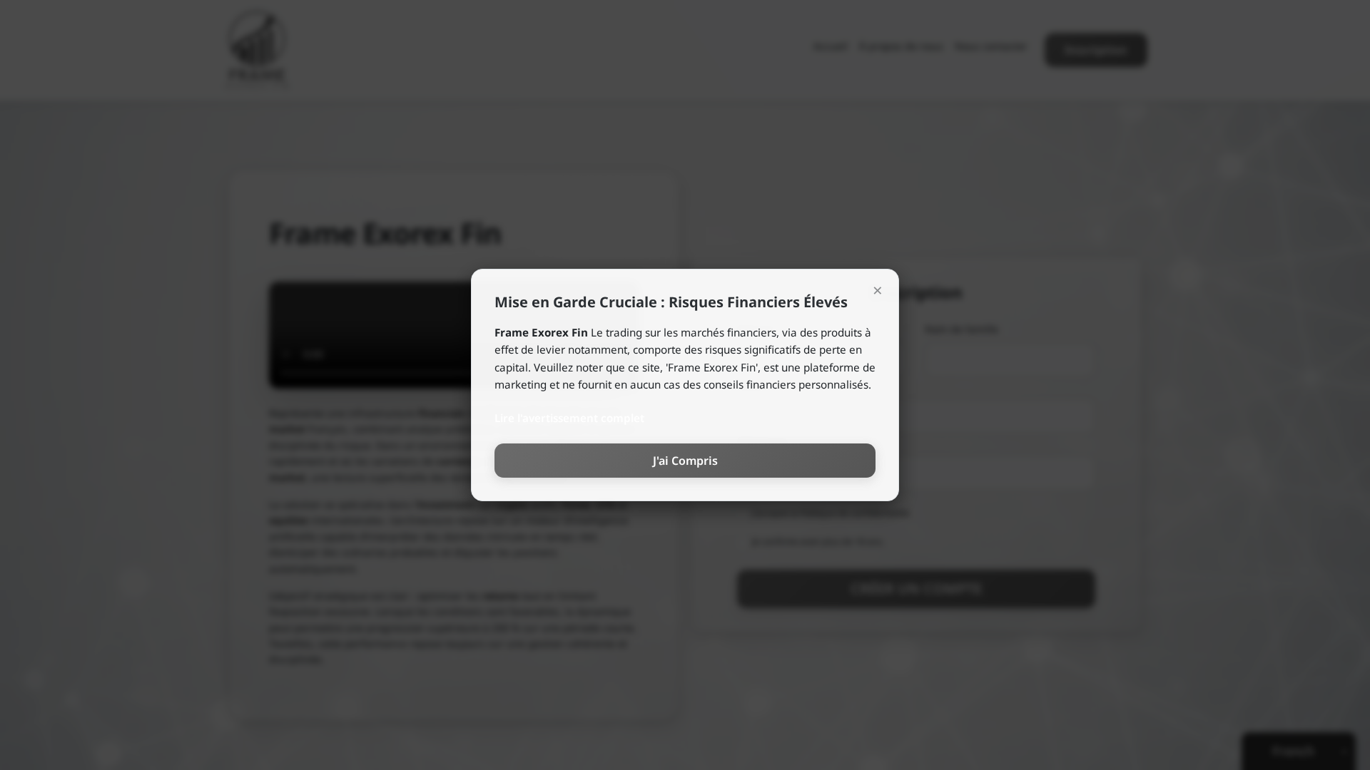Screenshot of frameexorexfin.org